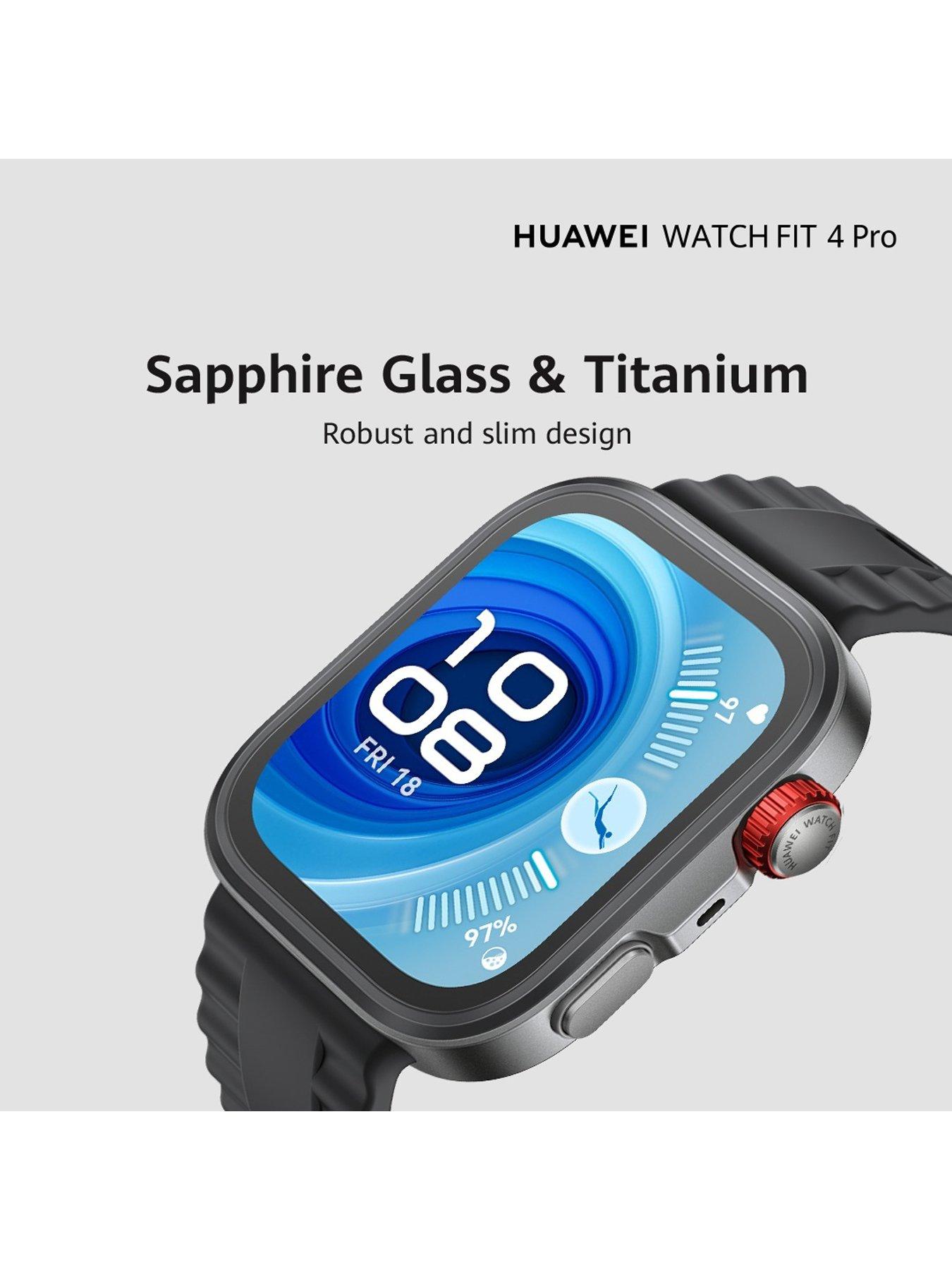 Image 6 of 7 of Huawei Watch Fit 4 Pro Titanium Black
