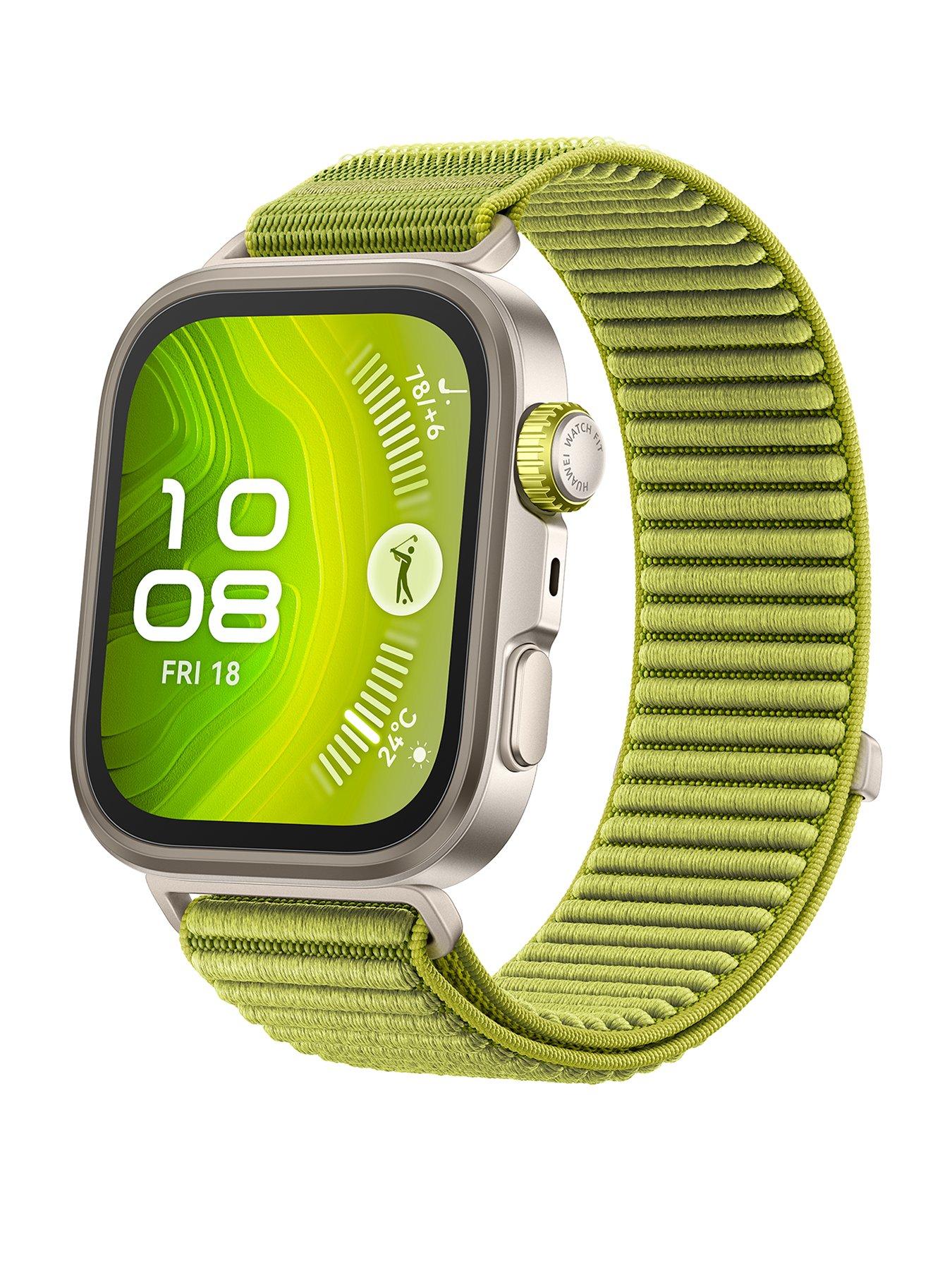 HUAWEI WATCH FIT 4 Pro グリーン 本体 Huawei Watch Fit 4 Pro Titanium Green | Very