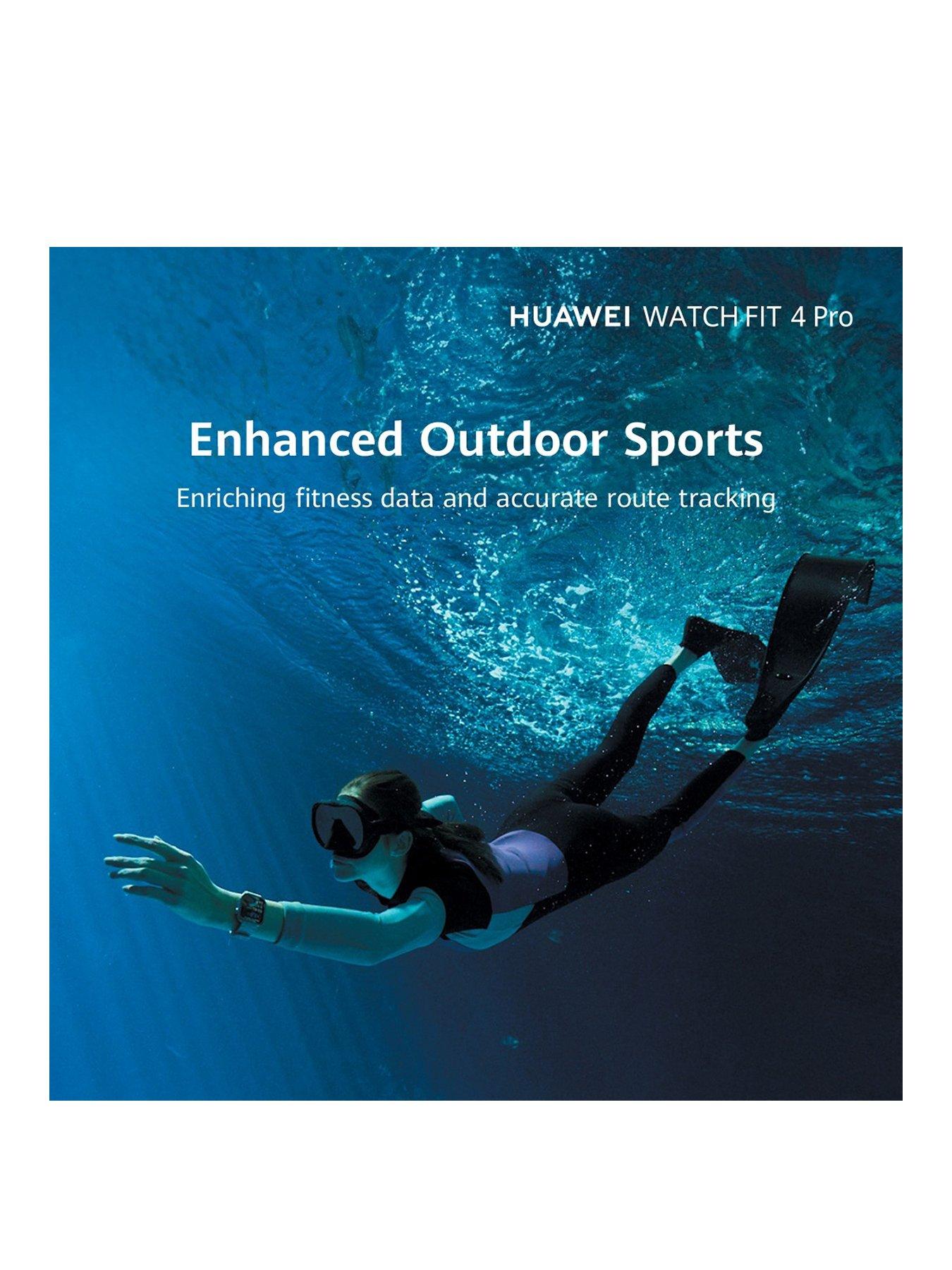 Image 3 of 7 of Huawei Watch Fit 4 Pro Titanium Green