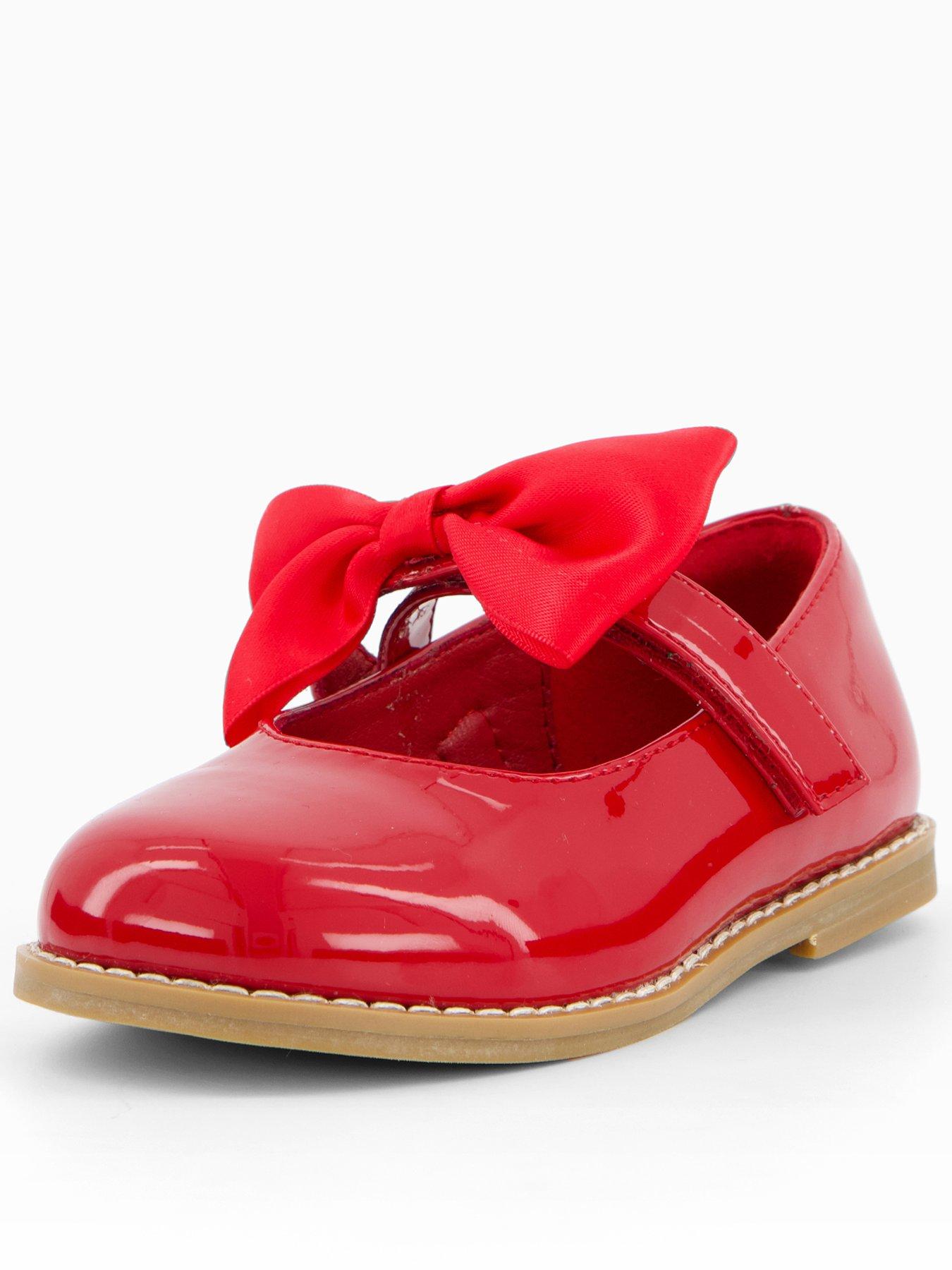 Image 1 of 7 of The Very Collection Toddler Patent Bow Shoe - Red