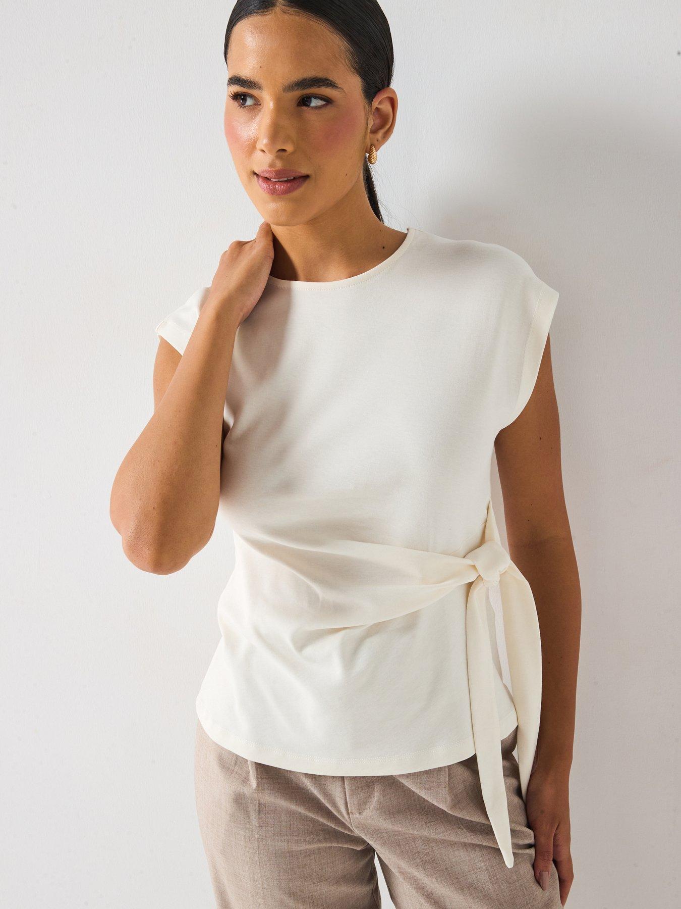 undefined Taylor Short Sleeve Tie T-Shirt - Multi