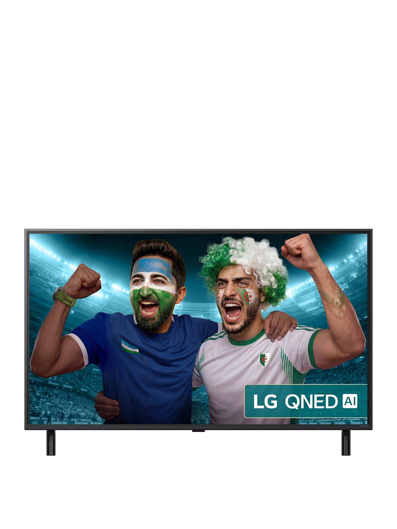 LG QNED80 43" 4K HDR QNED evo AI MiniLED Smart AI TV - 43QNED80A6A.AEK