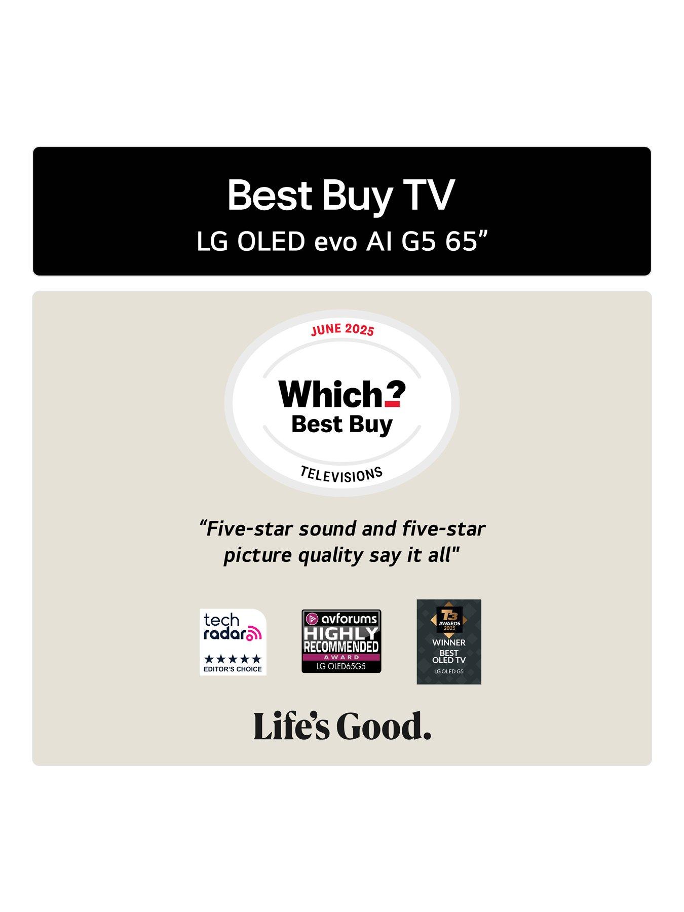 Image 7 of 7 of LG G5 65" OLED evo 4K HDR Smart AI TV 2025 (Wall Mounted) - OLED65G54LW.AEK