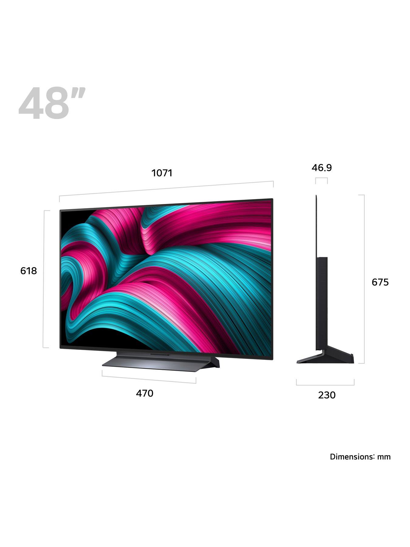 Image 2 of 7 of LG C5 48" OLED evo 4K HDR Smart AI TV 2025 - OLED48C55LA.AEK