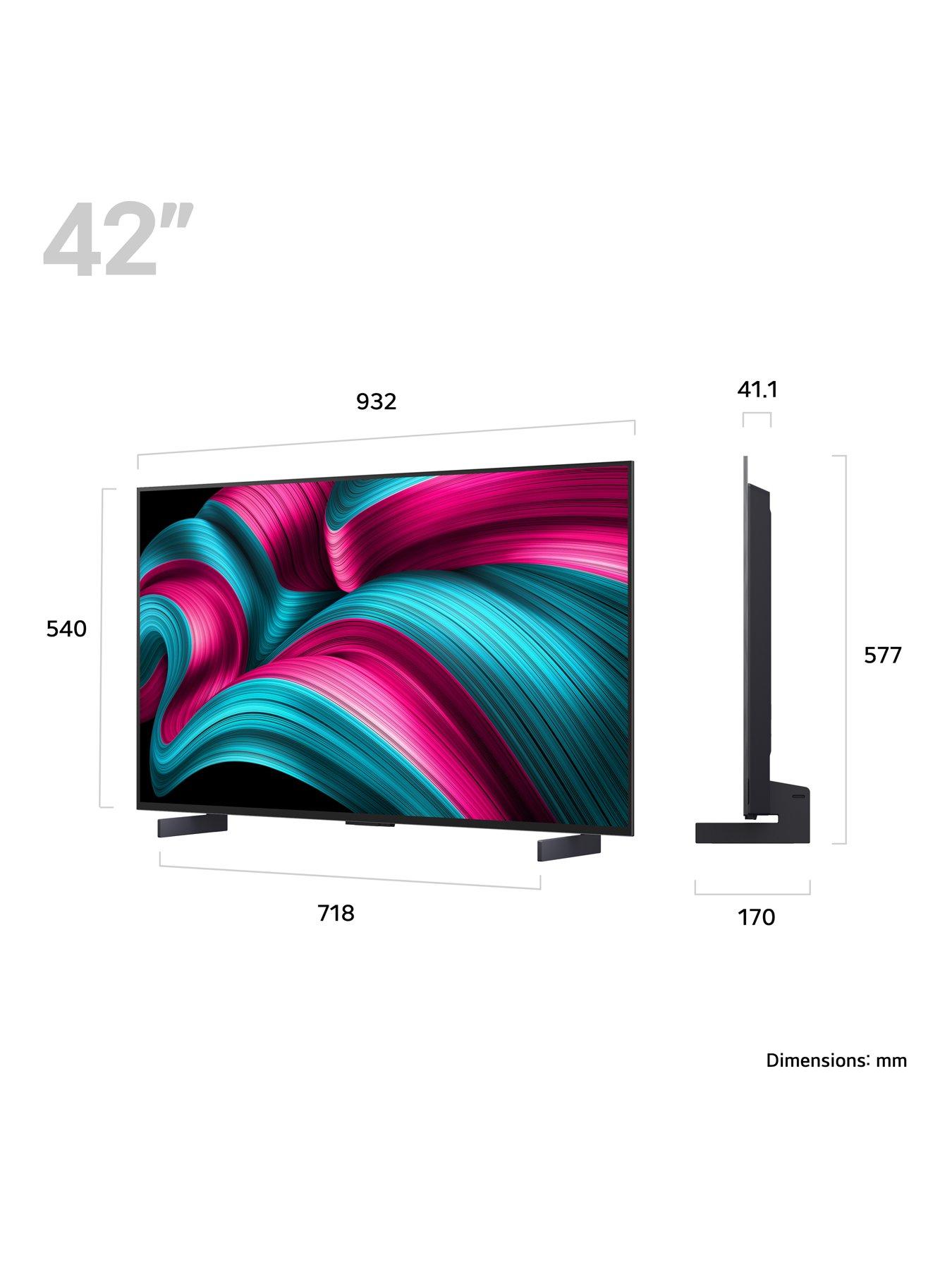 Image 2 of 7 of LG C5 42" OLED evo 4K HDR Smart AI TV 2025 - OLED42C55LA.AEK
