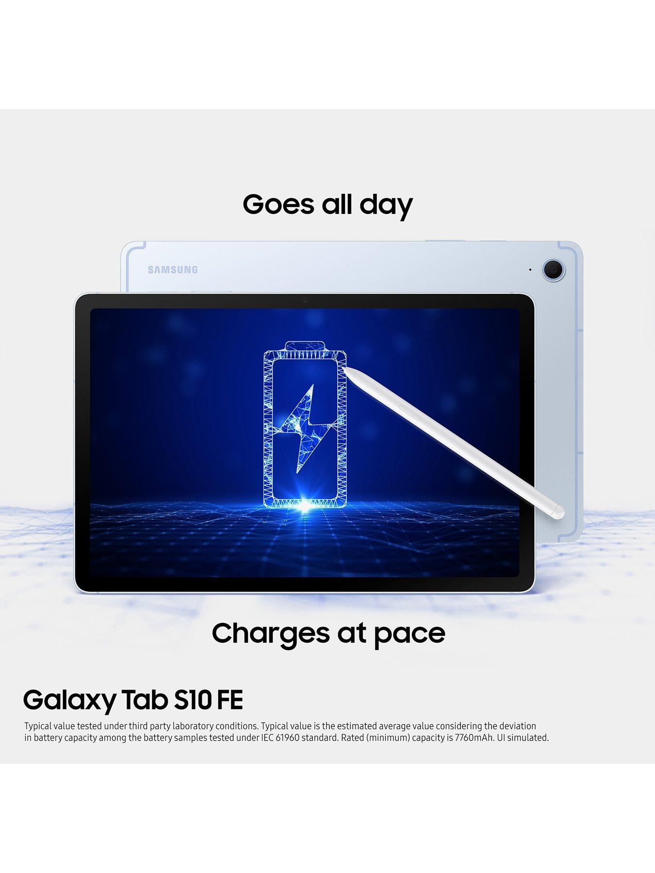 Image 6 of 8 of Samsung Galaxy Tab S10 FE with Galaxy Buds3 - Silver