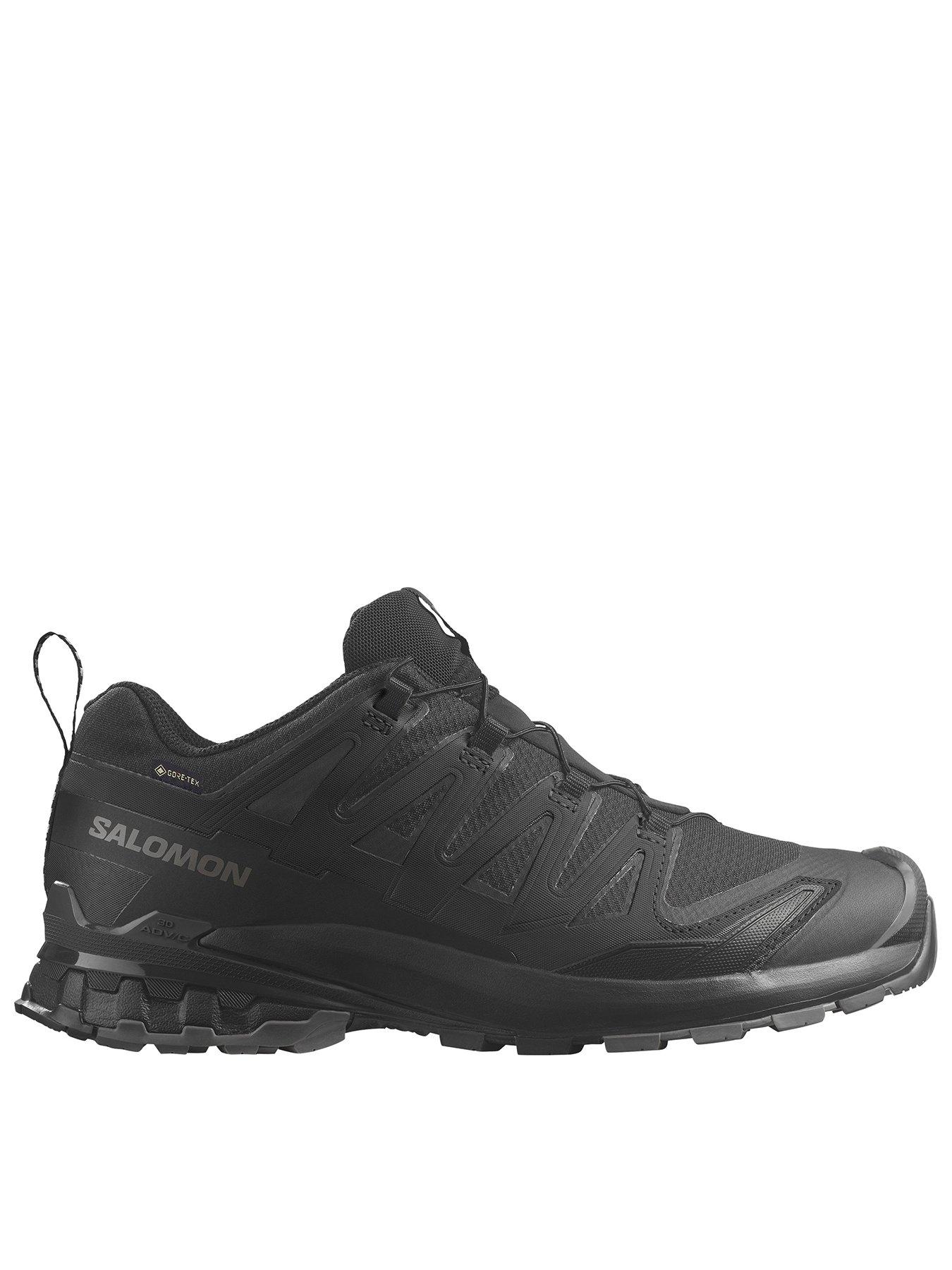 Image 1 of 6 of Salomon Mens Trail Running Xa Pro 3d V9 Wide Goretex Trainers - Black