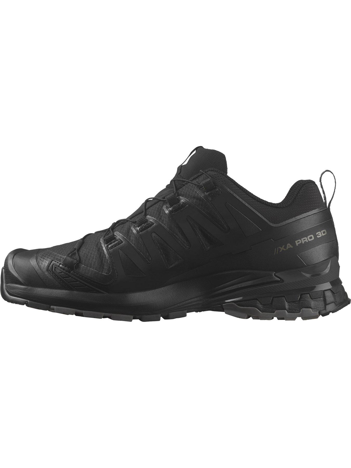 Image 6 of 6 of Salomon Mens Trail Running Xa Pro 3d V9 Wide Goretex Trainers - Black