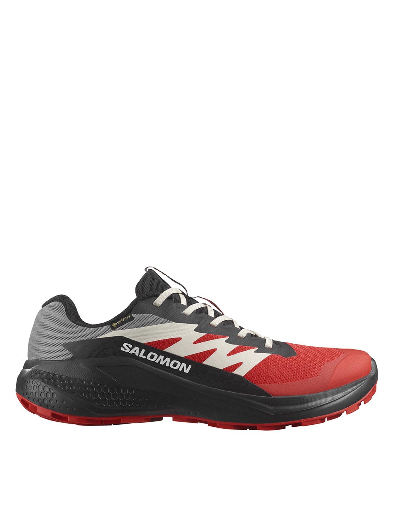 Salomon Men's Trail Running Alphaglide Gore-Tex Trainers, Red/Black, Size 6.5, Men