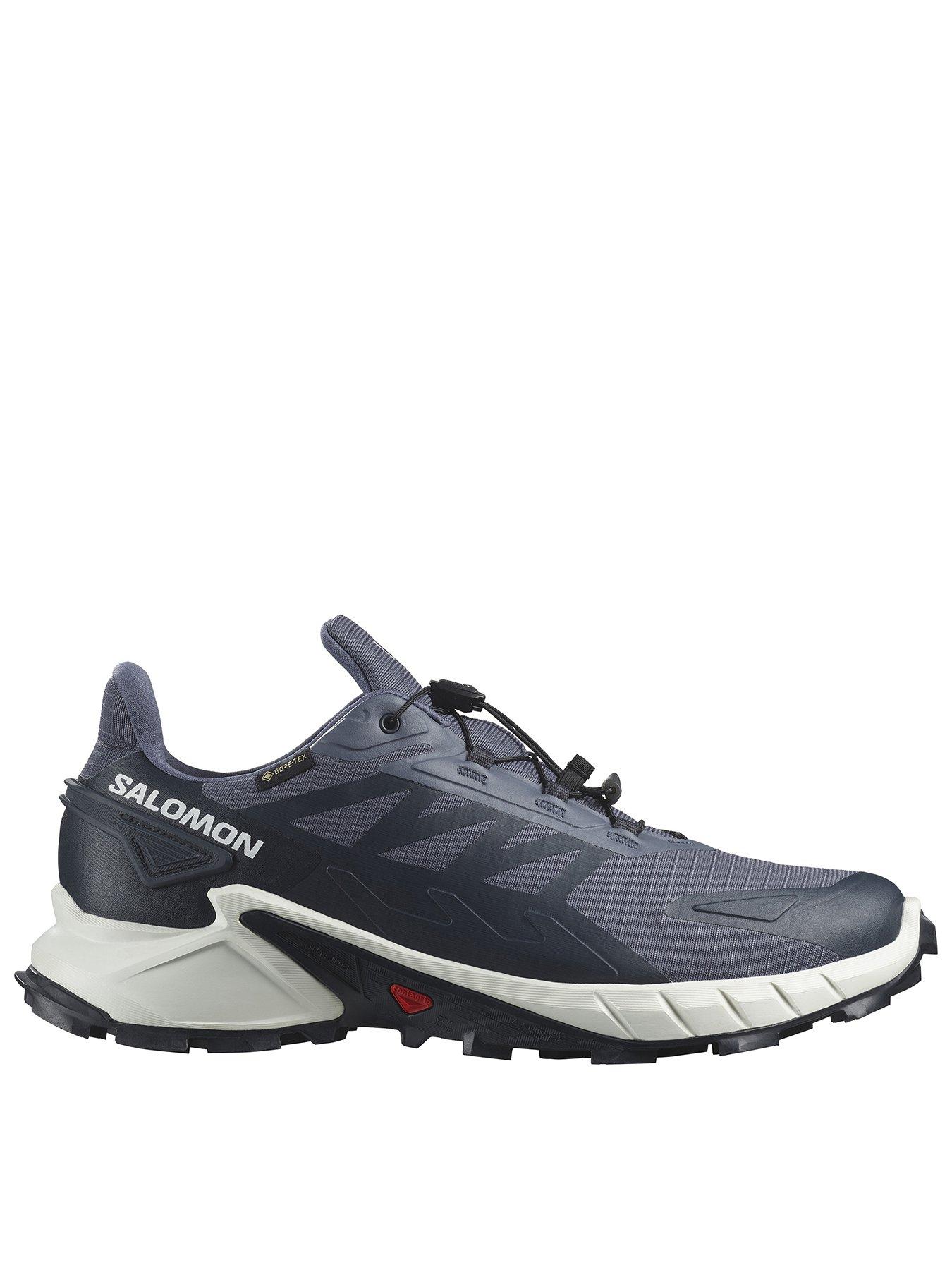 Image 1 of 7 of Salomon Mens Trail Running Supercross 4 Goretex Trainers - Blue