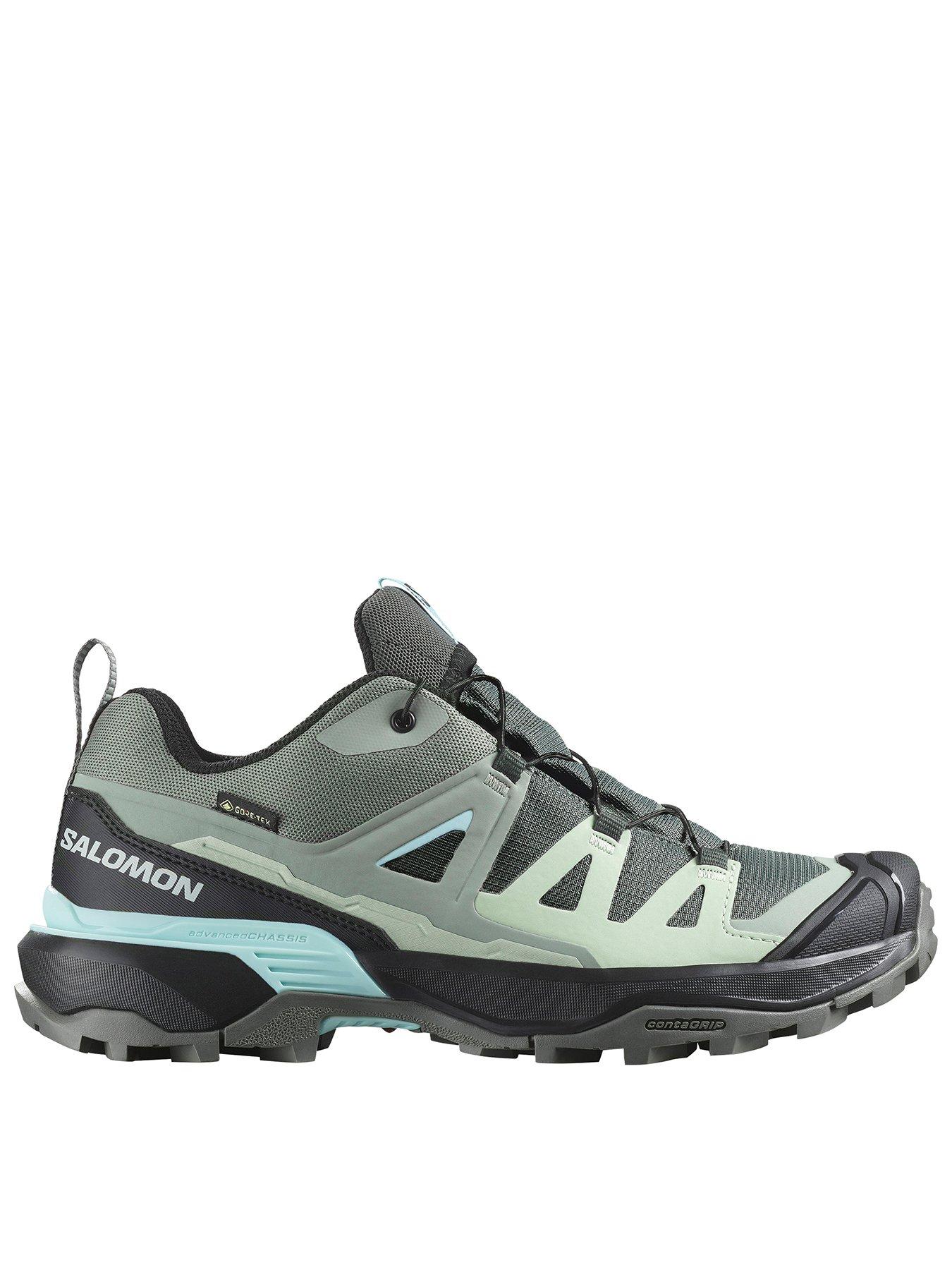 Salomon Women's Hiking X Ultra 360 Gore-Tex Shoes Green Very