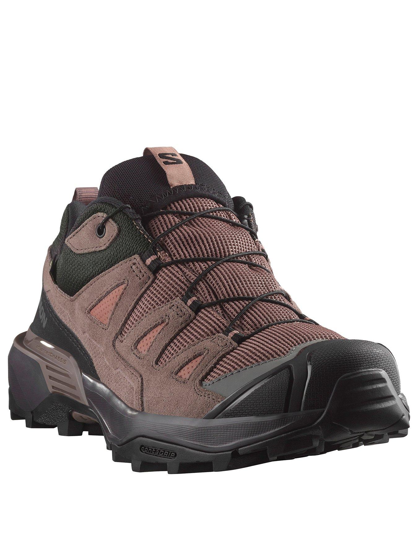 Image 2 of 7 of Salomon Womens Hiking X Ultra 360 Leather Goretex Shoes - Brown