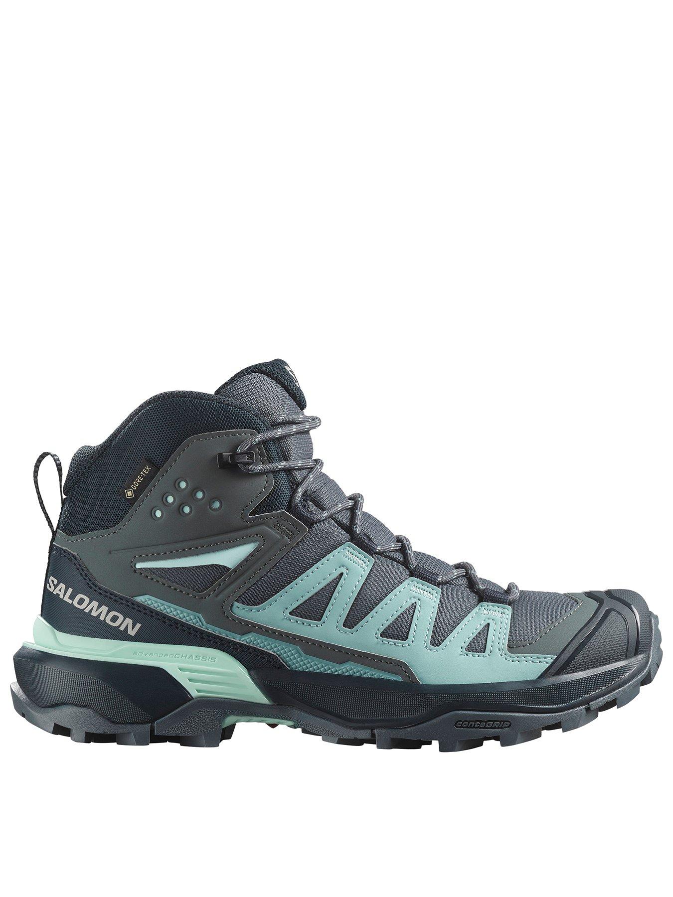 Salomon Womens Hiking X Ultra 360 Goretex Mid Boots - Grey