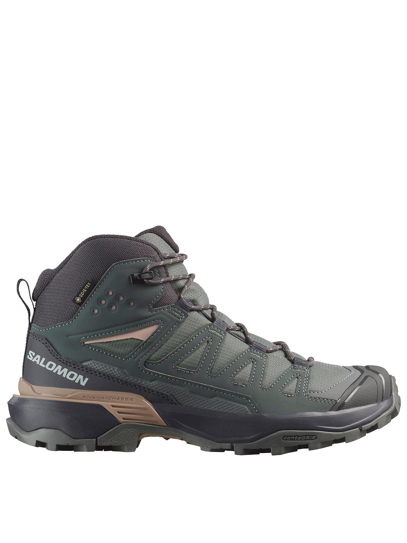 Salomon Womens Hiking X Ultra 360 Goretex Mid Boots - Green