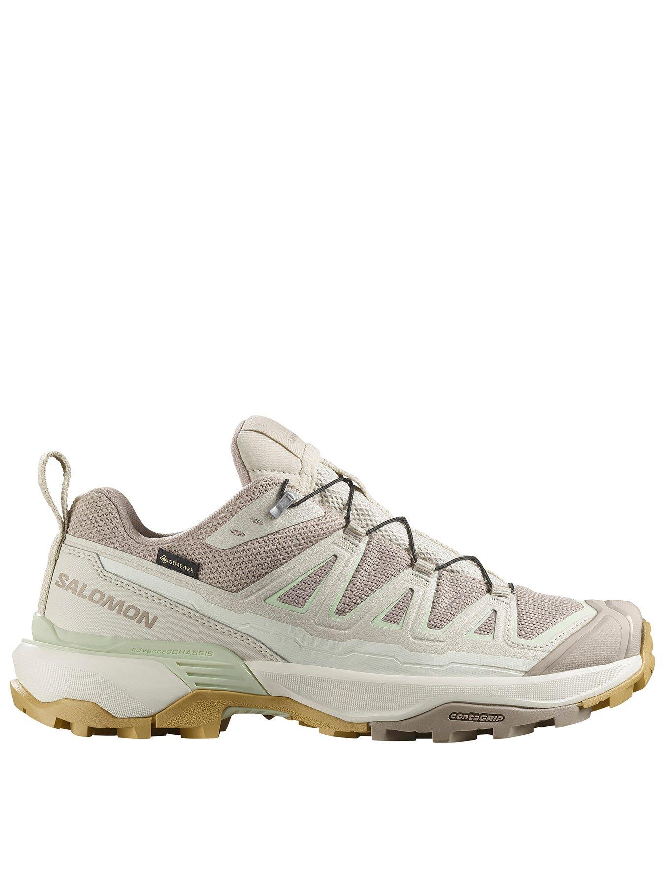 Image 1 of 6 of Salomon Womens Outdoor X Ultra 360 Edge Goretex Trainers - Beige