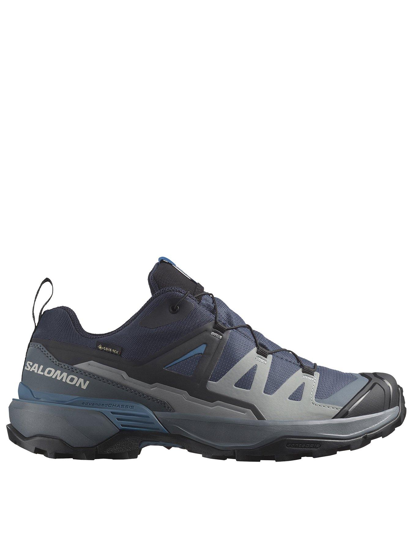 Salomon Mens Hiking X Ultra 360 Goretex Shoes - Blue