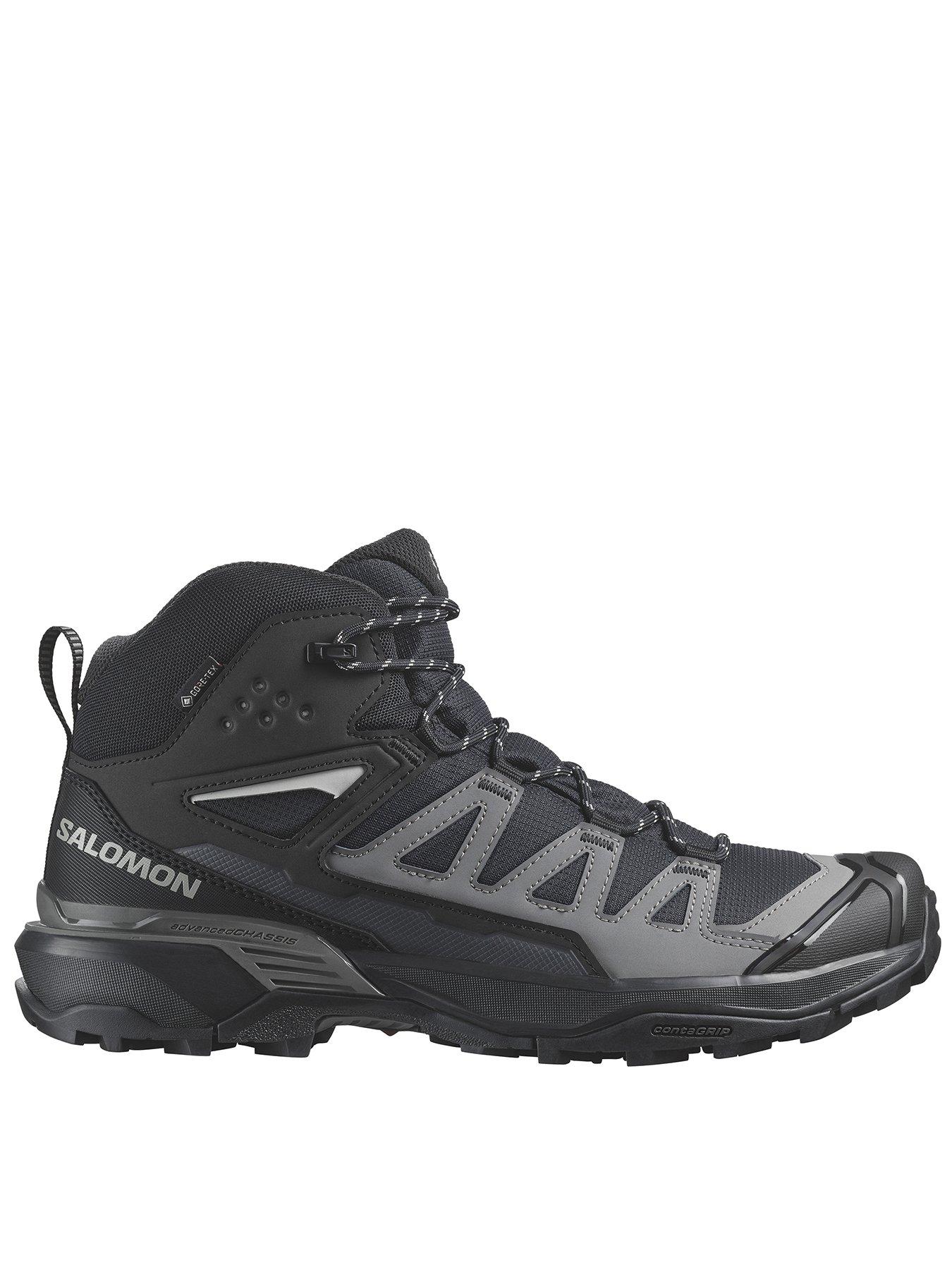 Salomon Mens Hiking X Ultra 360 Goretex Mid Boots - Black