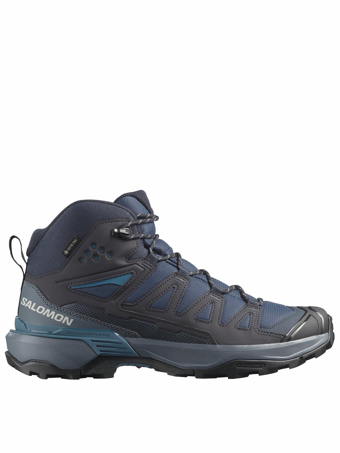 Image 1 of 7 of Salomon Mens Hiking X Ultra 360 Goretex Mid Boots - Blue