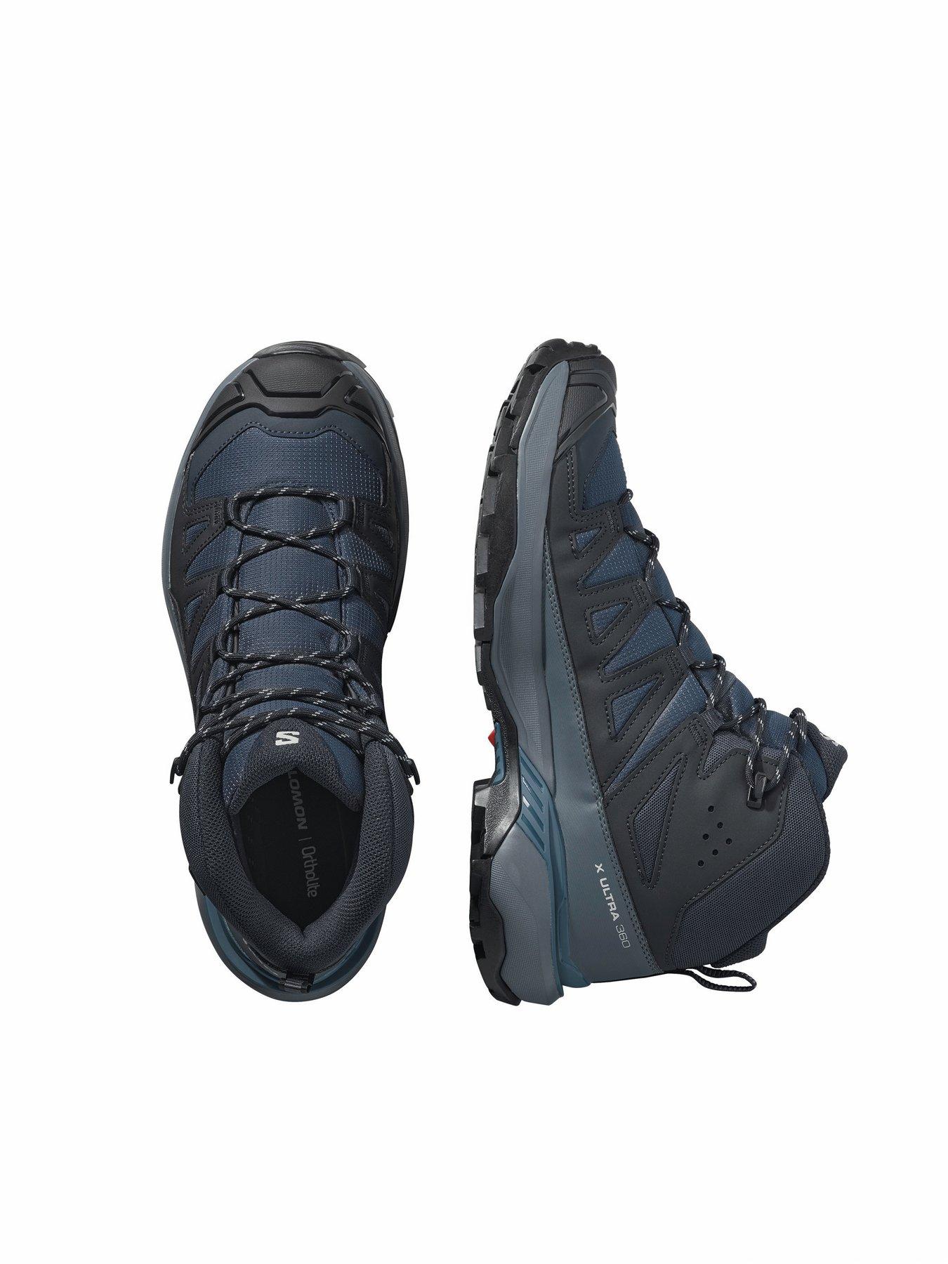 Image 6 of 7 of Salomon Mens Hiking X Ultra 360 Goretex Mid Boots - Blue