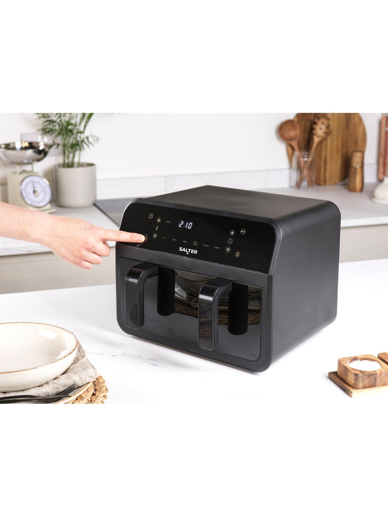 Image 3 of 6 of Salter 7L Dual Air Fryer With Divider