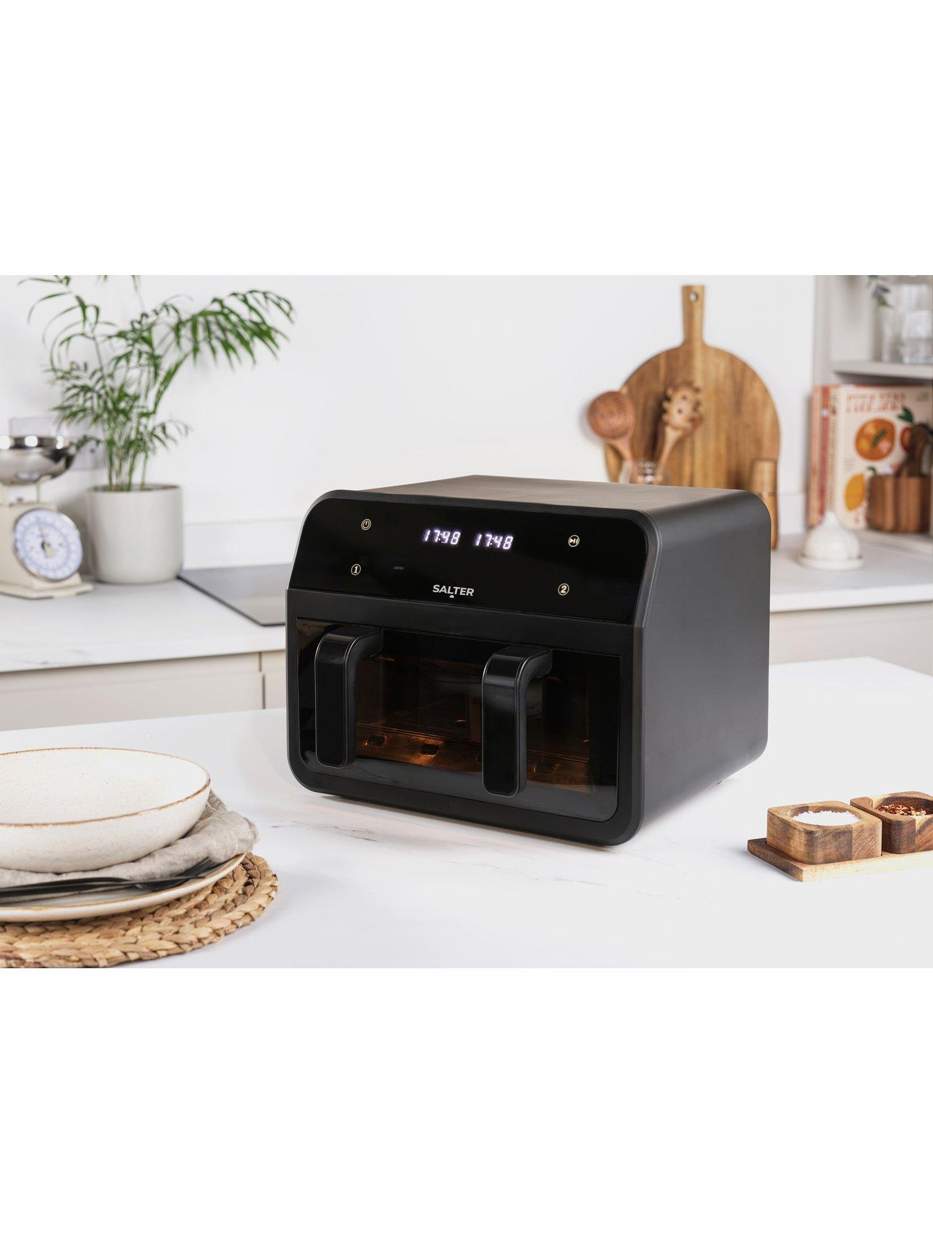 Image 4 of 6 of Salter 7L Dual Air Fryer With Divider