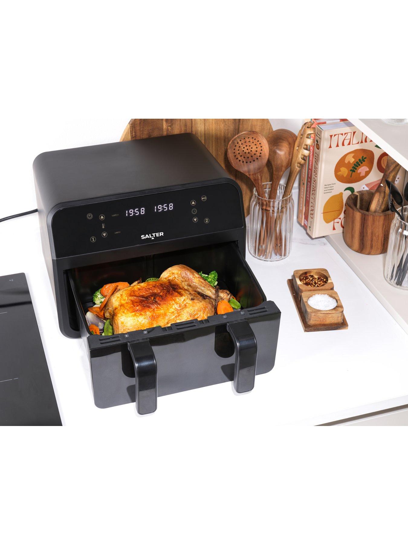 Image 6 of 6 of Salter 7L Dual Air Fryer With Divider