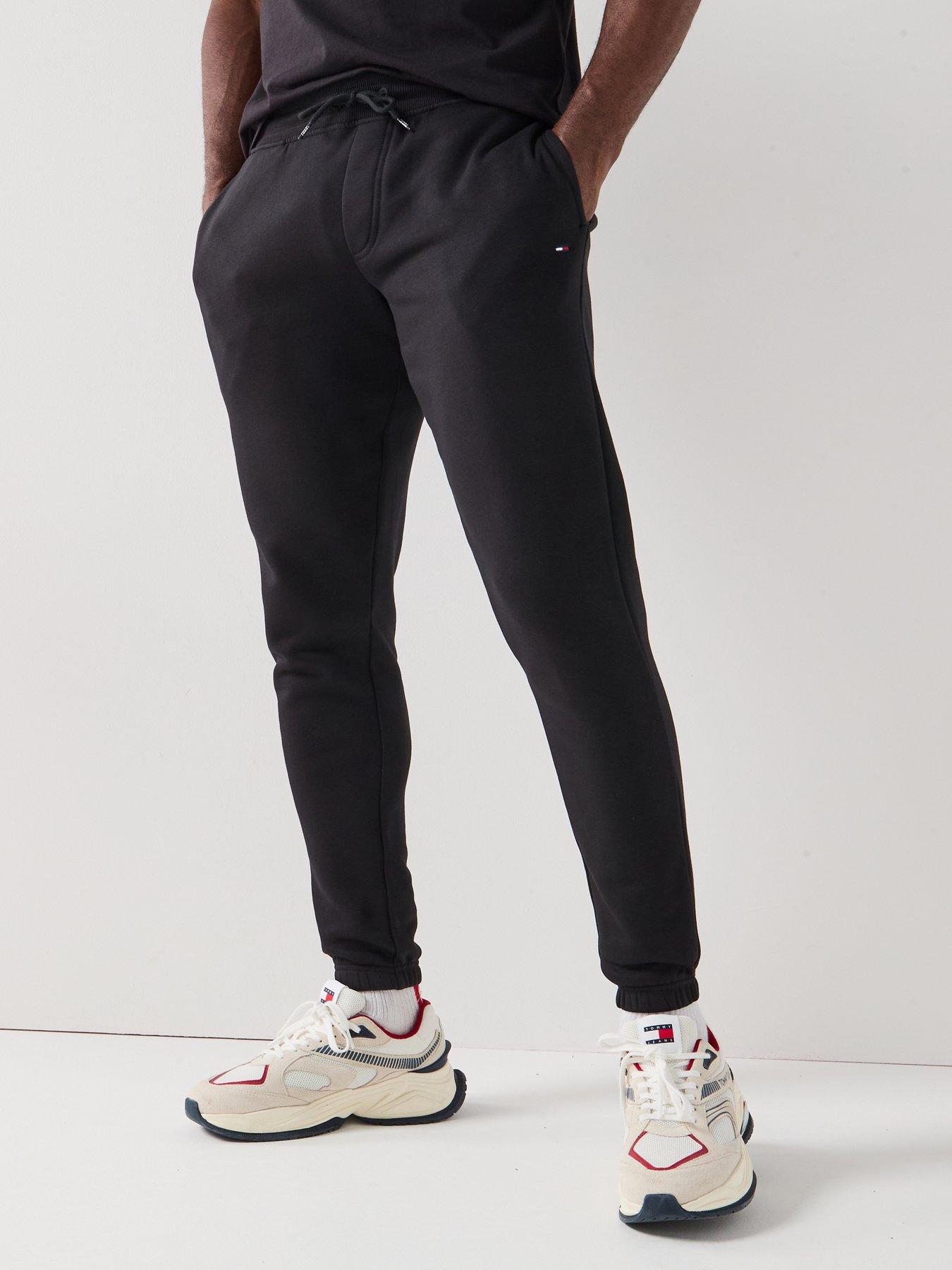 Tommy Jeans Slim Small Flag Joggers - Black