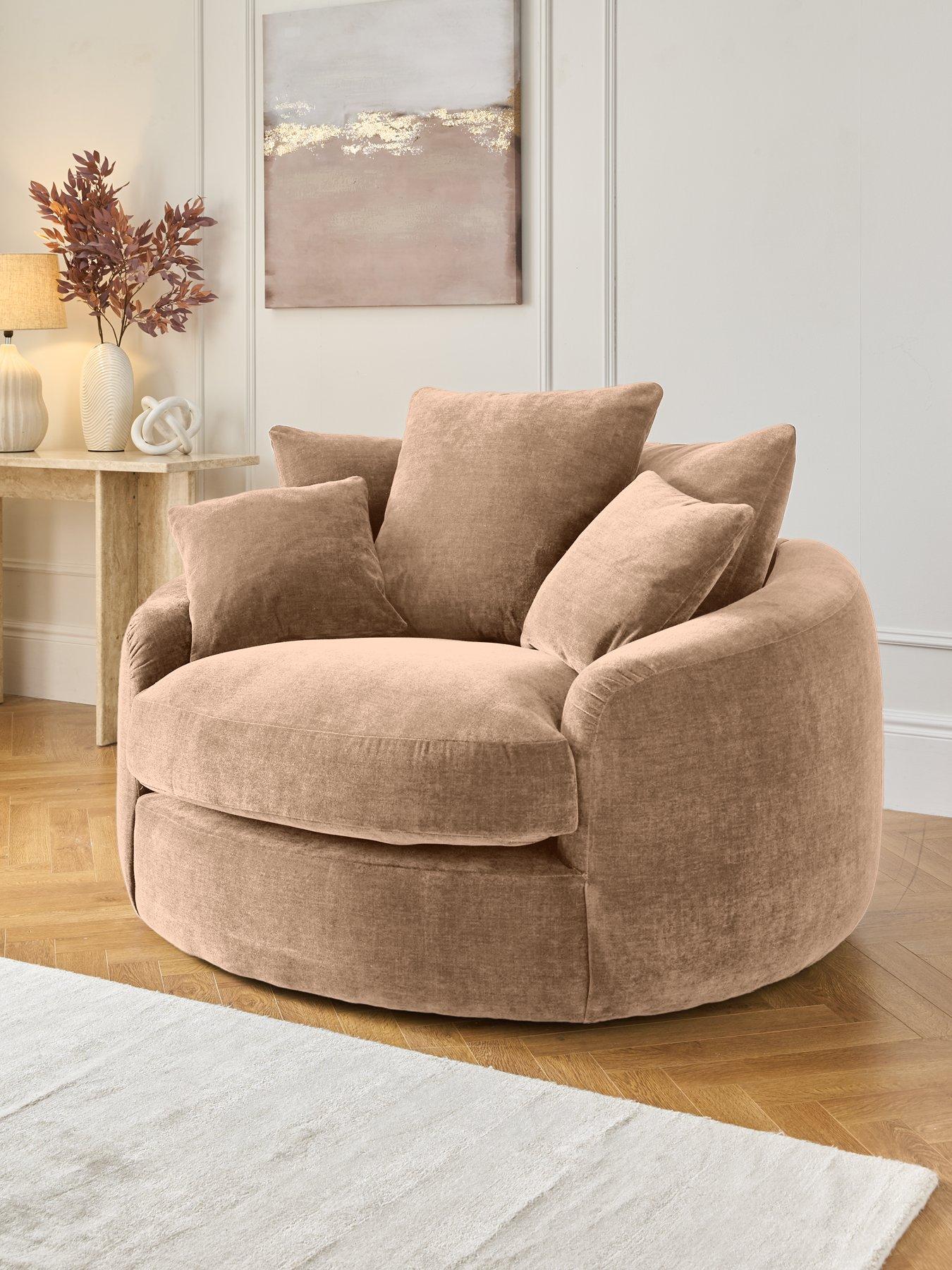 The Very Collection Lovise Fabric Snuggle Chair - Made to Order in the UK - FSC® Certified