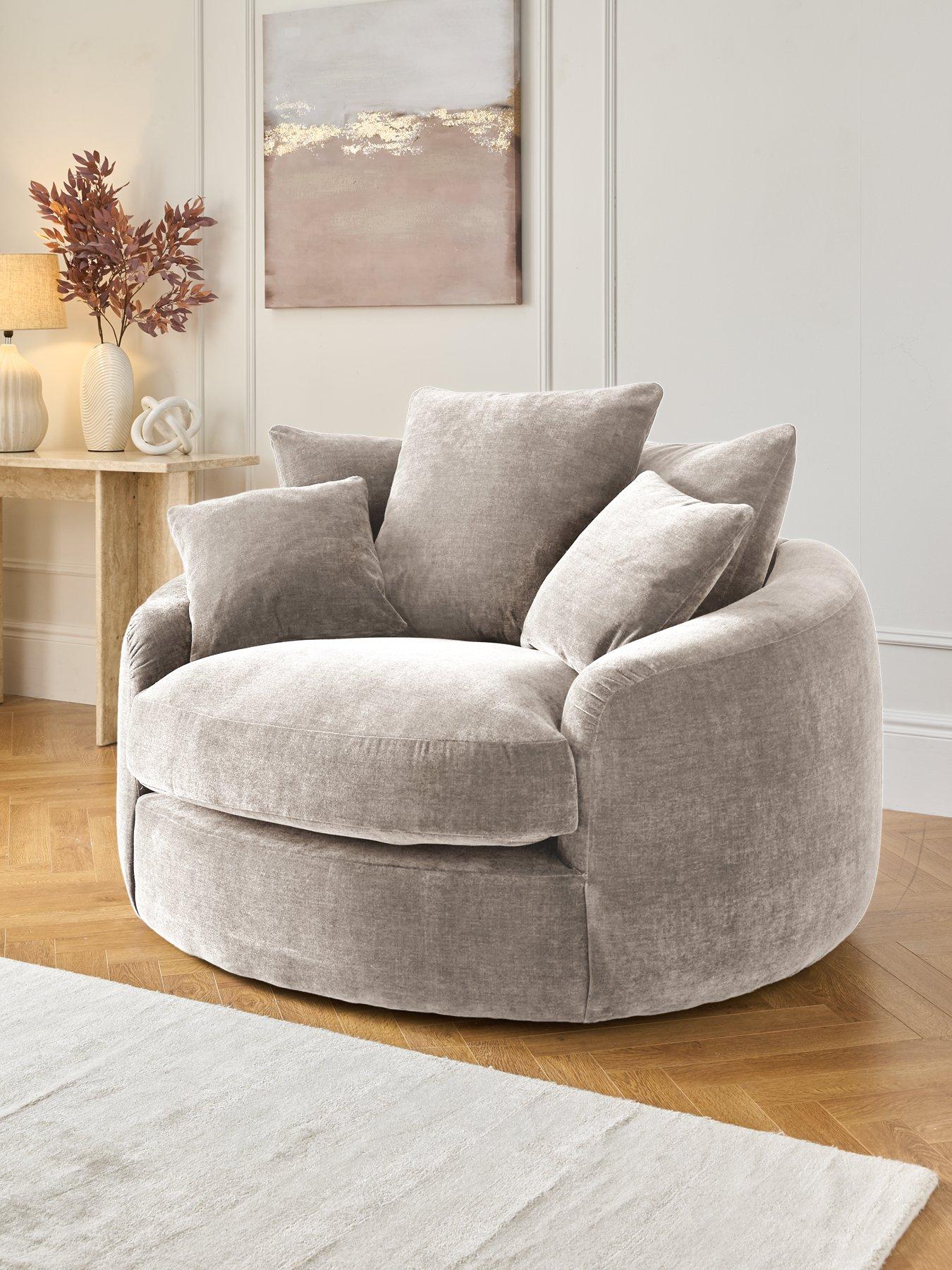 undefined Lovise Fabric Snuggle Chair - Made to Order in the UK