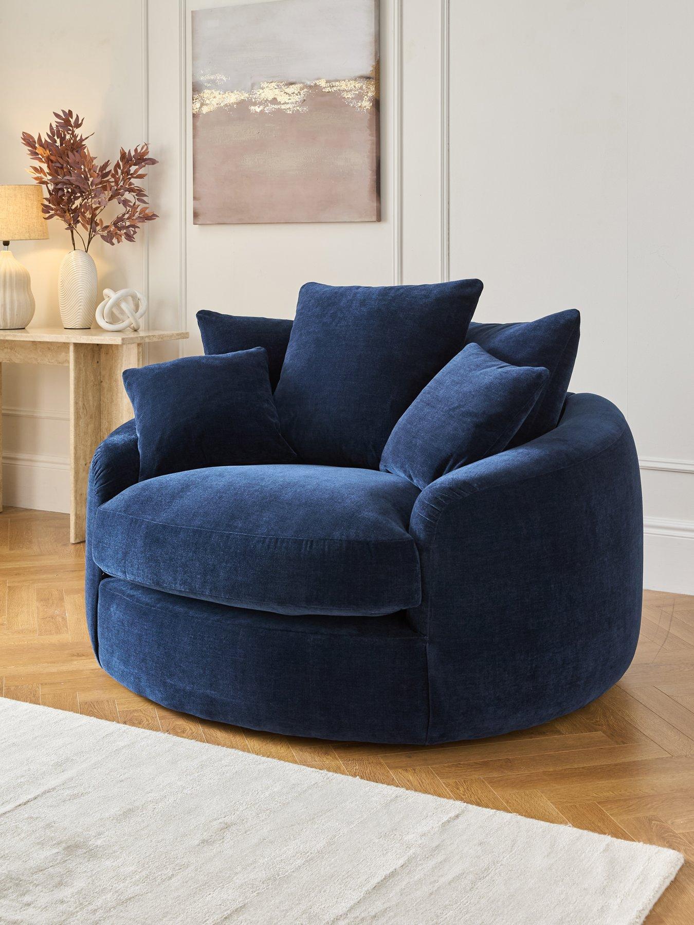 undefined Lovise Fabric Snuggle Chair - Made to Order in the UK