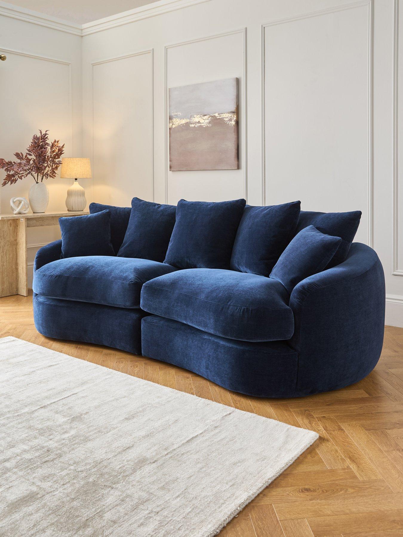 undefined Lovise Scatter 4 Seater Fabric Sofa