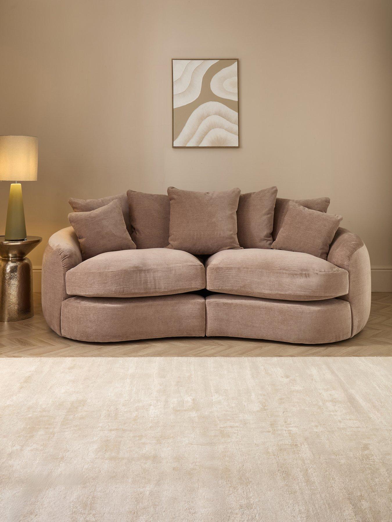 The Very Collection Lovise Scatter 3 Seater Fabric Sofa - Made to Order in the UK - FSC® Certified
