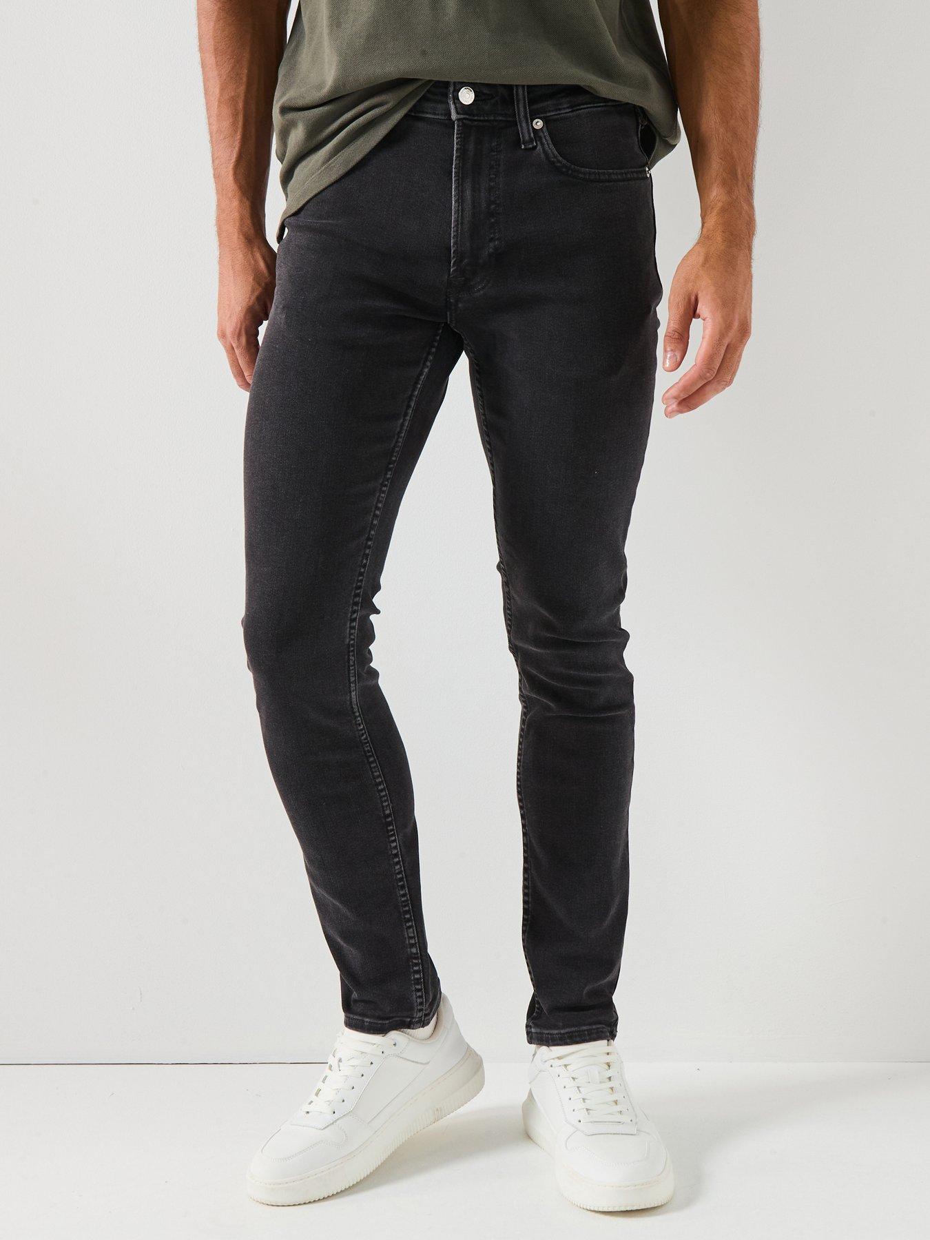 Calvin Klein Jeans Black Cotton Skinny Jeans