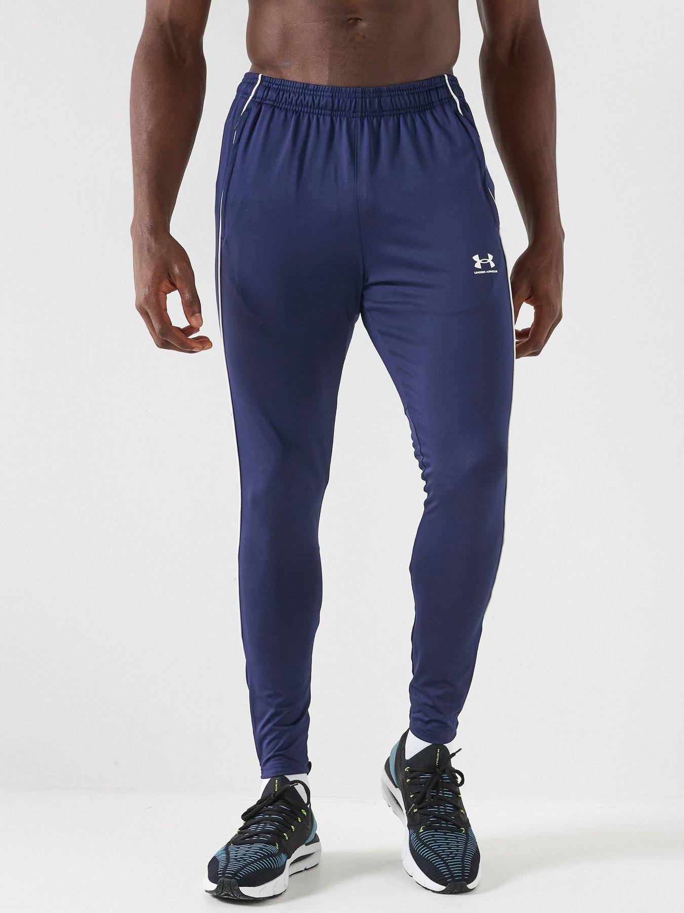 UNDER ARMOUR: Mens Challenger Training Pants - Navy