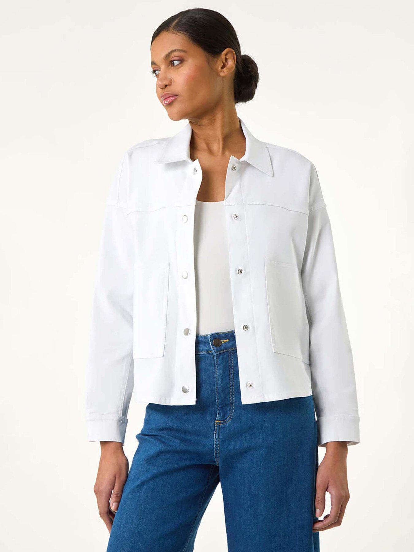 undefined Patch Pocket Jacket - White