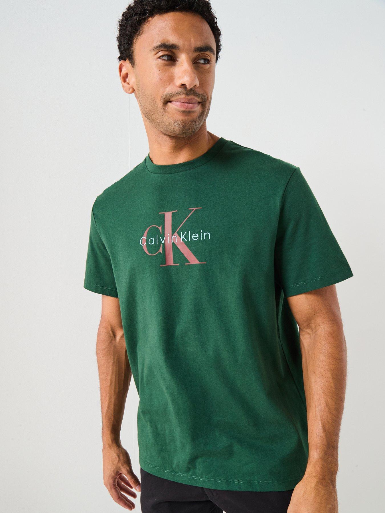 Calvin Klein Jeans Monologo T-Shirt - Green