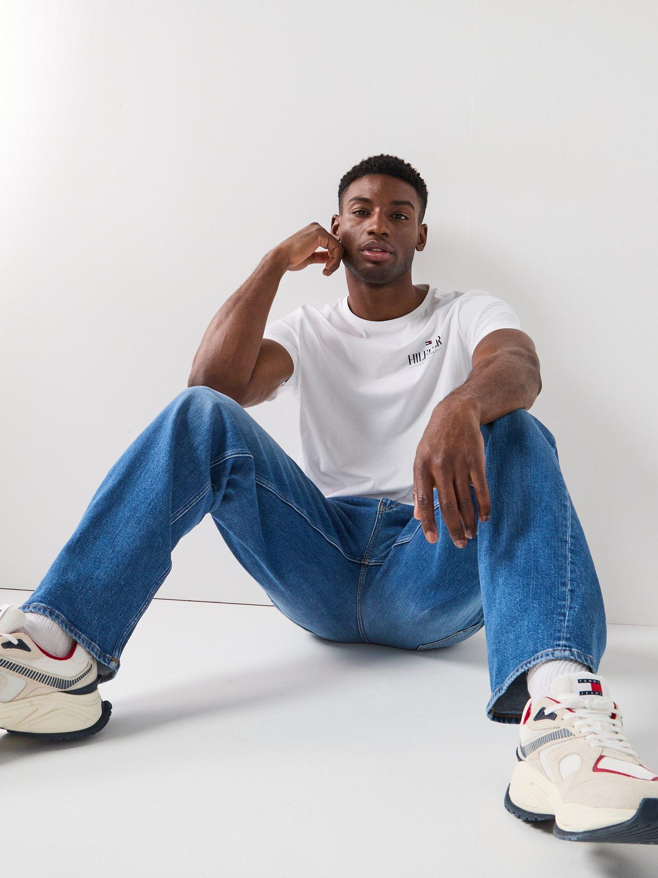 Image 5 of 6 of Tommy Jeans Jaimie Relaxed Straight Fit - Blue