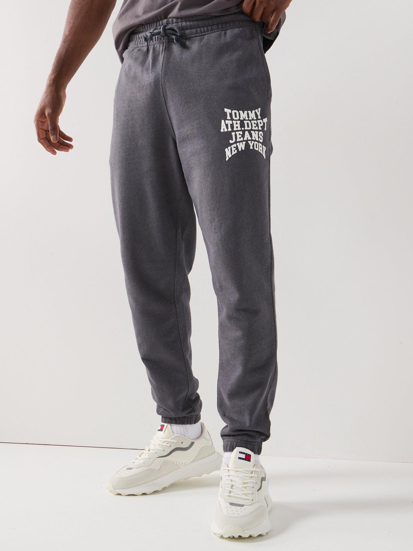 undefined Regular Fit Cuffed Joggers - Black