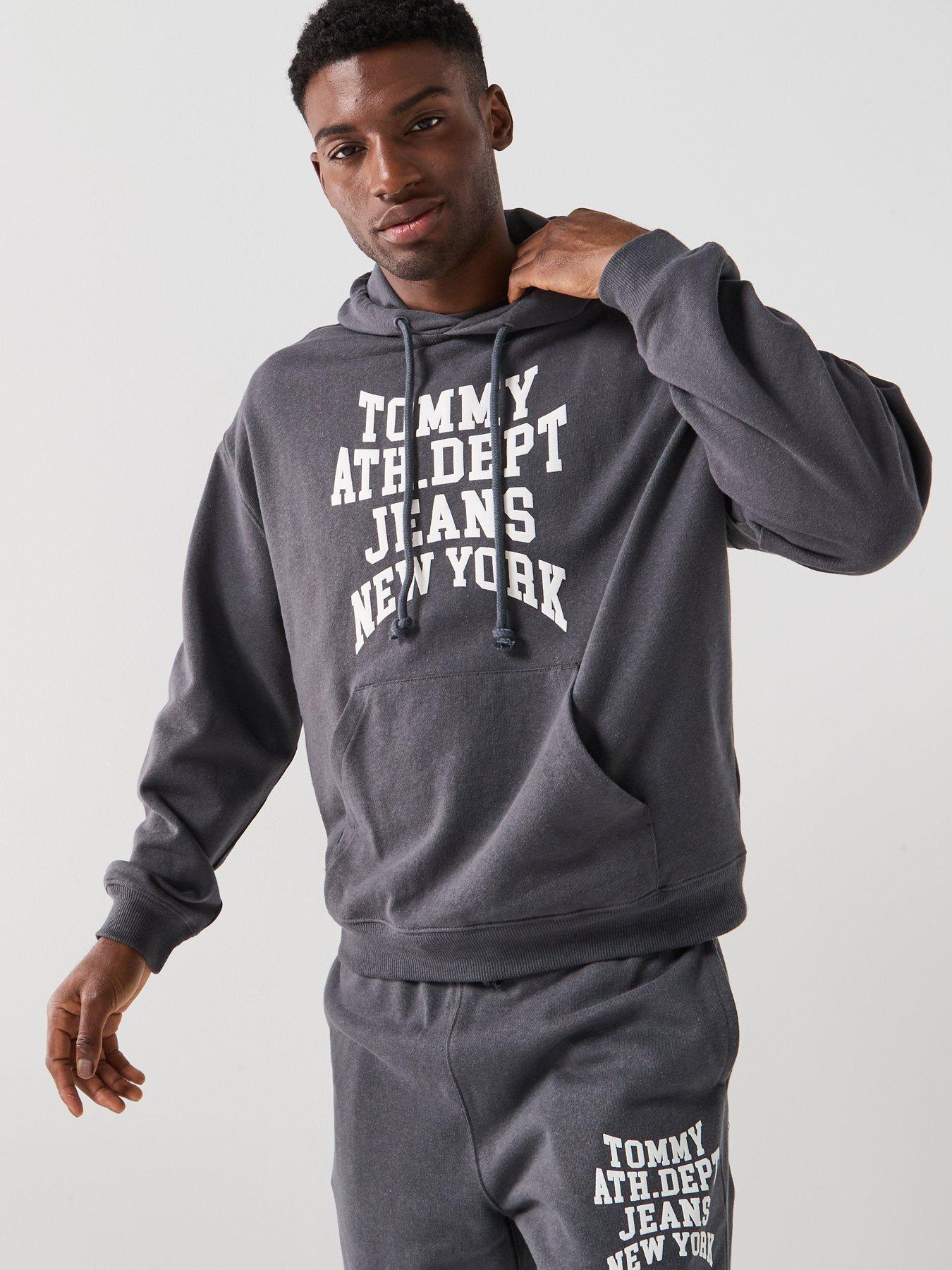 Tommy Jeans 90S Boxy Varsity Hoodie - Black