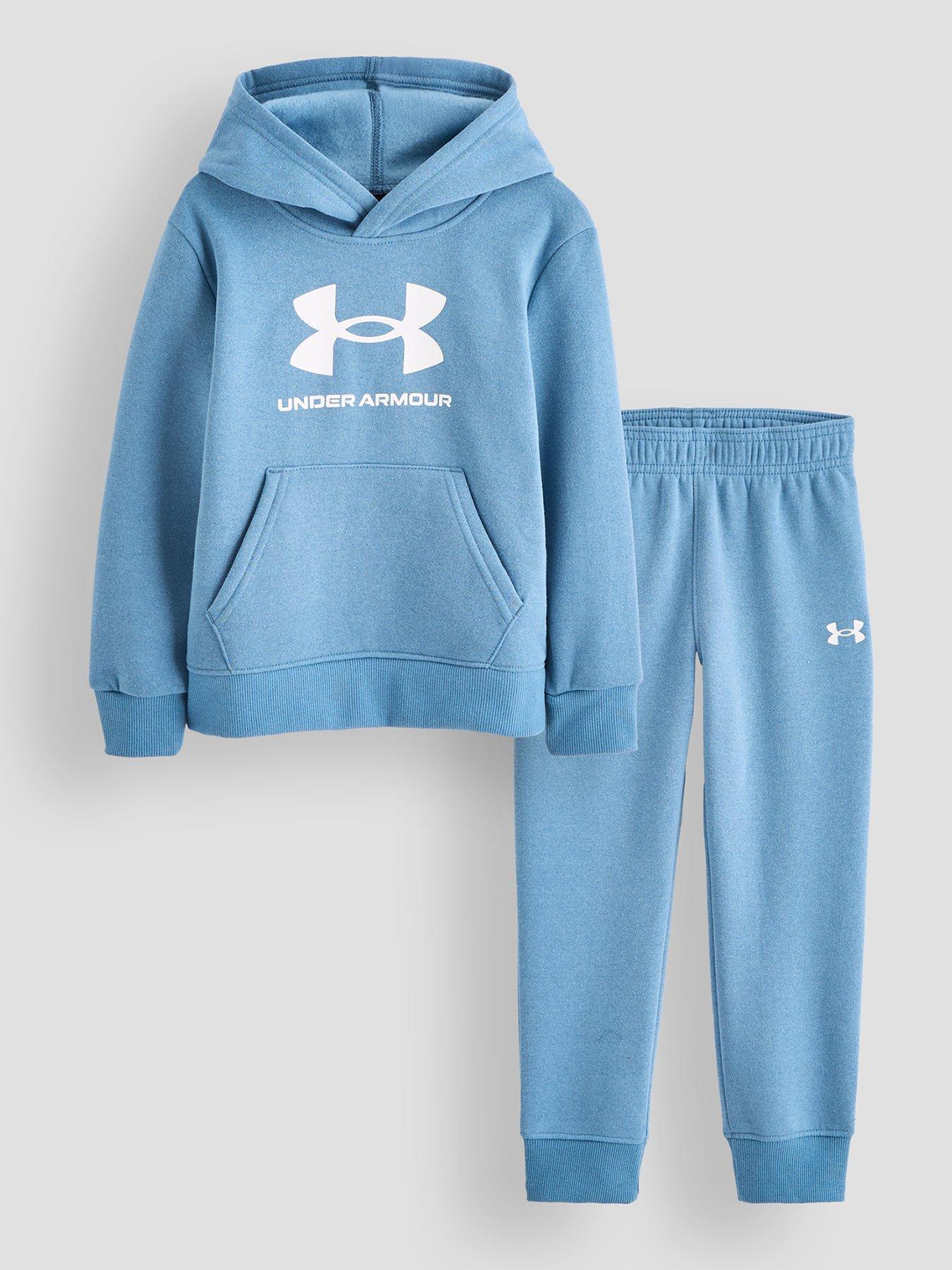 UNDER ARMOUR Boys Logo Hoodie Set - Blue