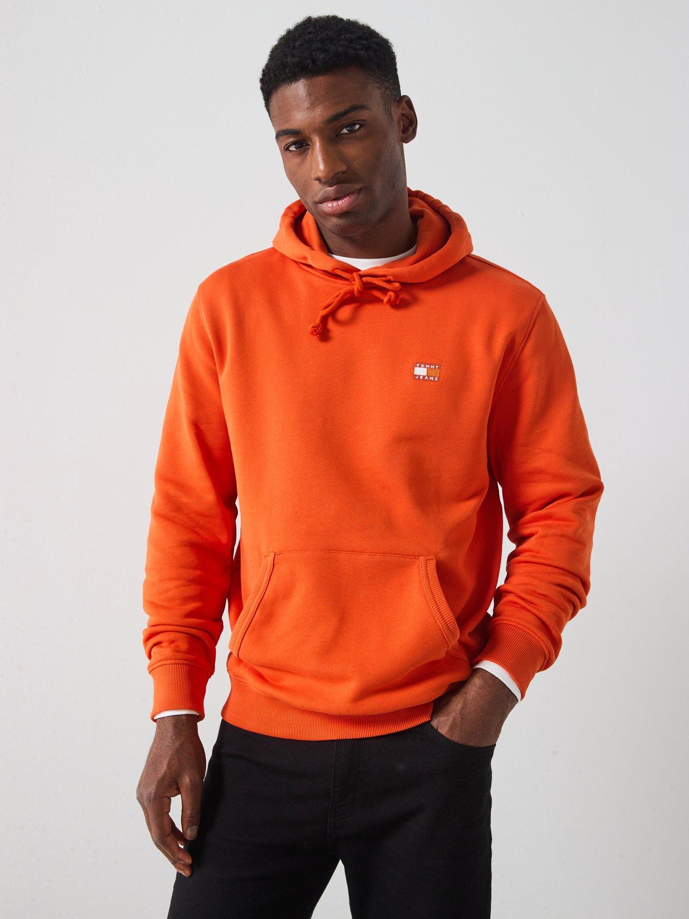 Image 1 of 4 of Tommy Jeans Overhead Hoodie - Orange