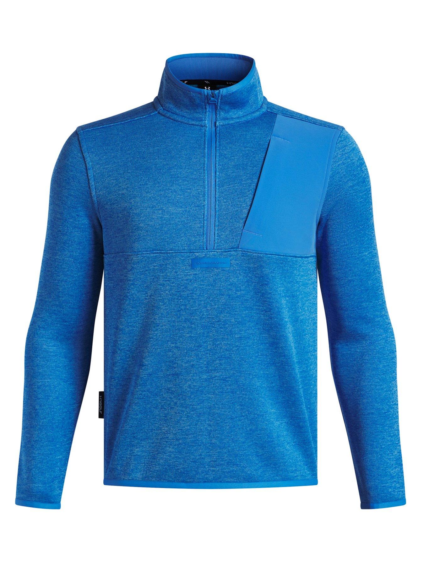 undefined Junior Boys Golf Drive Hybrid Storm 1/2 Zip Top - Blue