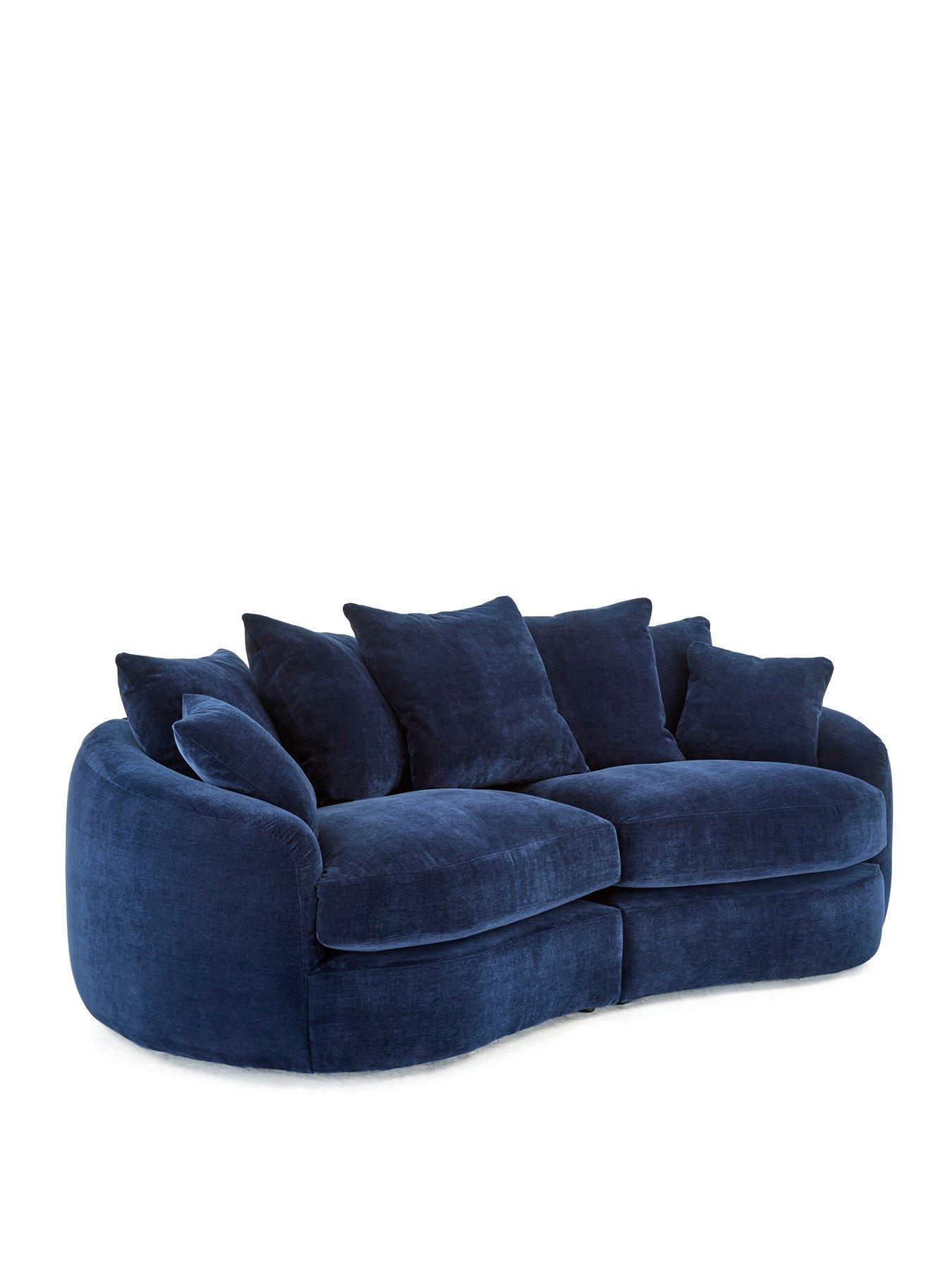 Image 3 of 7 of Very Home Lovise Scatter 3 Seater Fabric Sofa + Chair