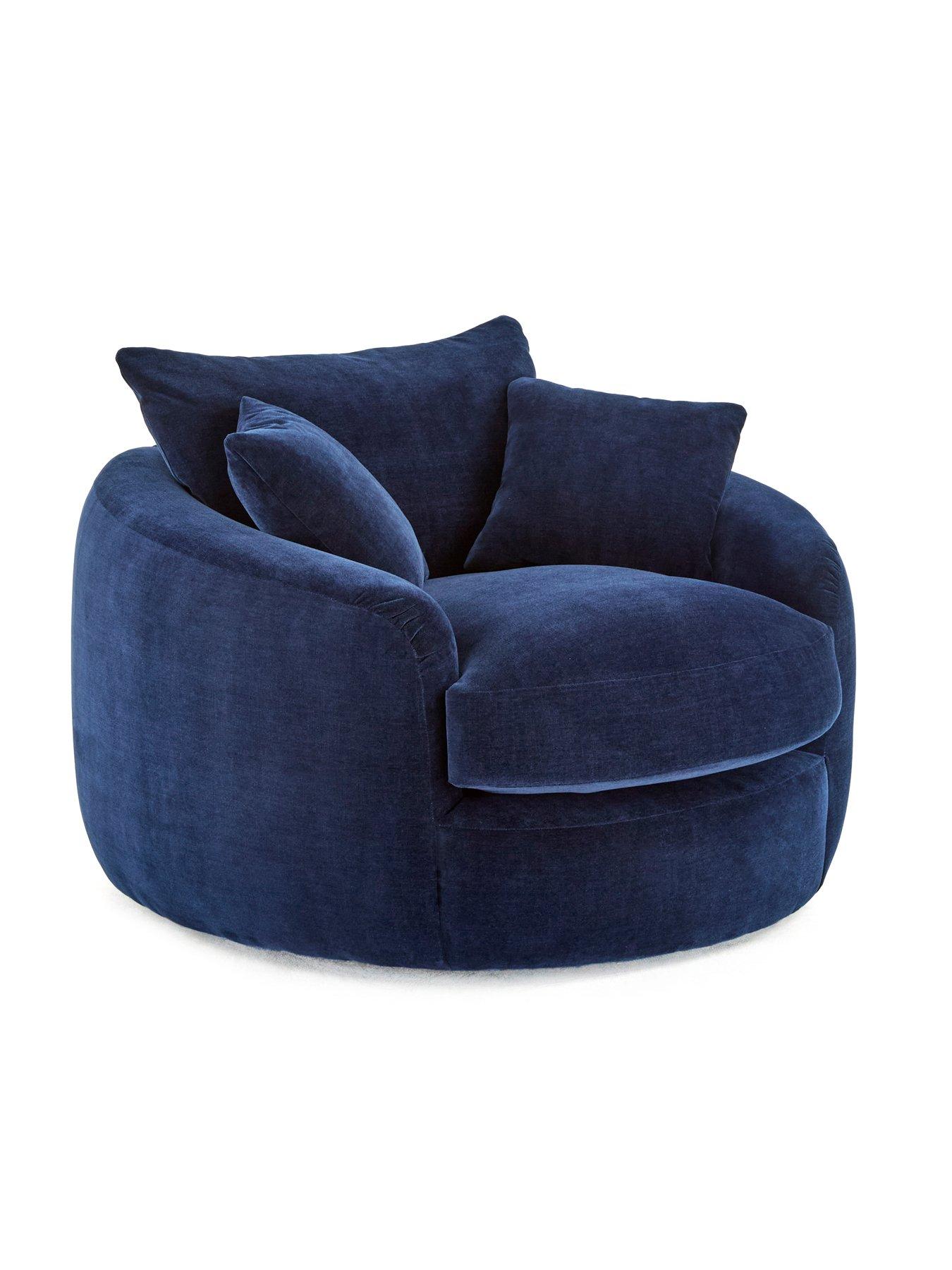 Image 4 of 7 of Very Home Lovise Scatter 3 Seater Fabric Sofa + Chair