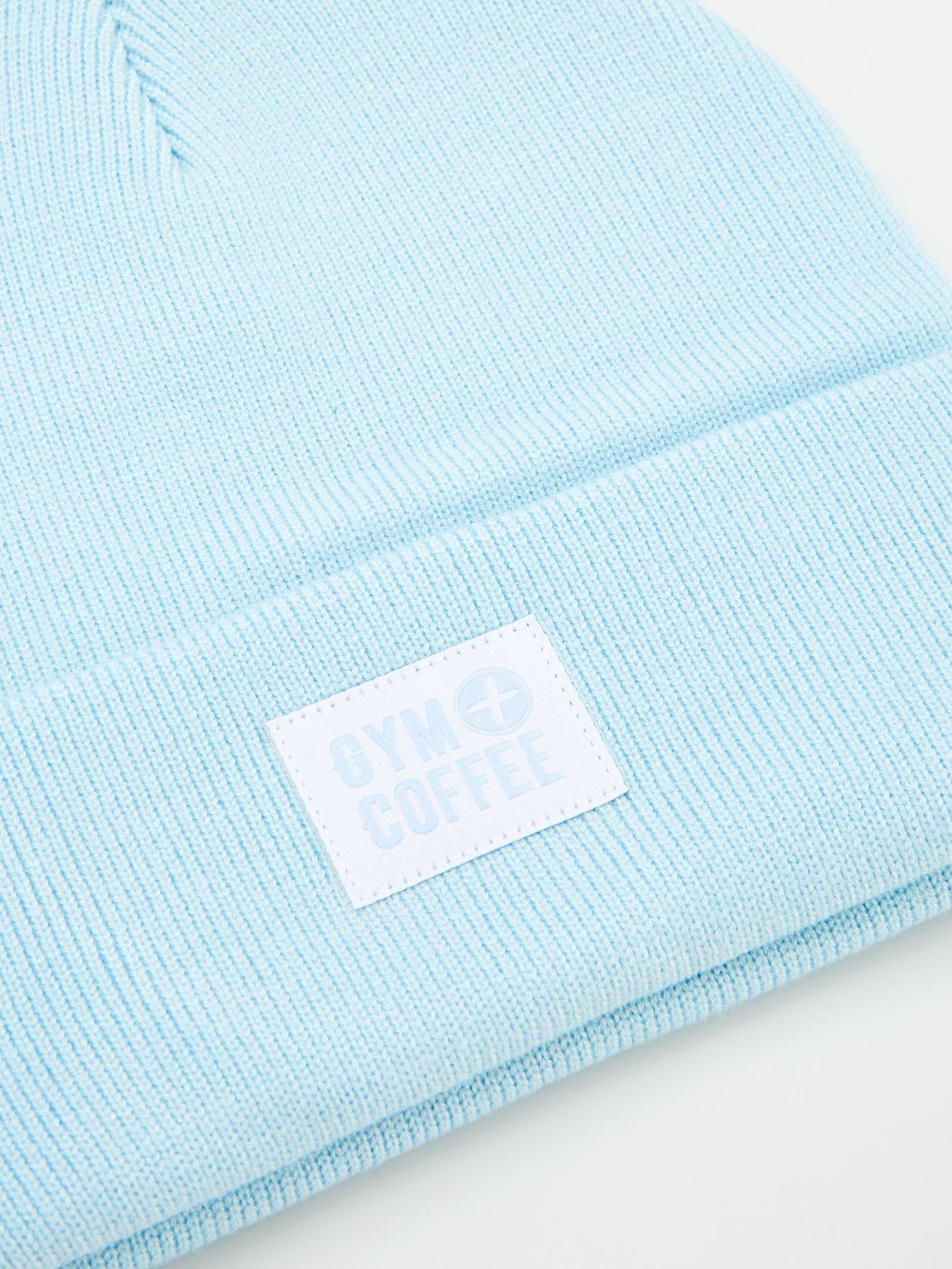 Image 3 of 4 of Gym + Coffee Womens Training Knit Beanie - Blue