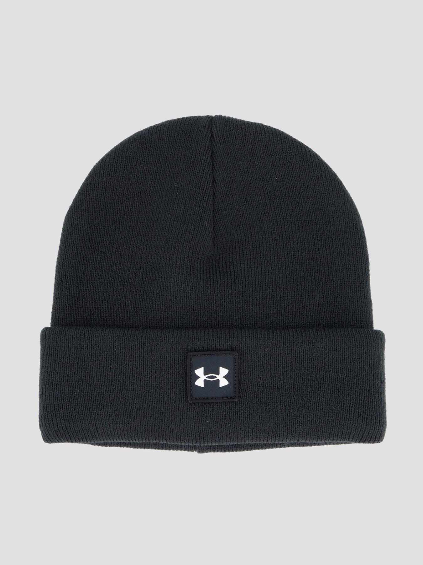 UNDER ARMOUR: Junior Boys Halftime Beanie Hat - Black