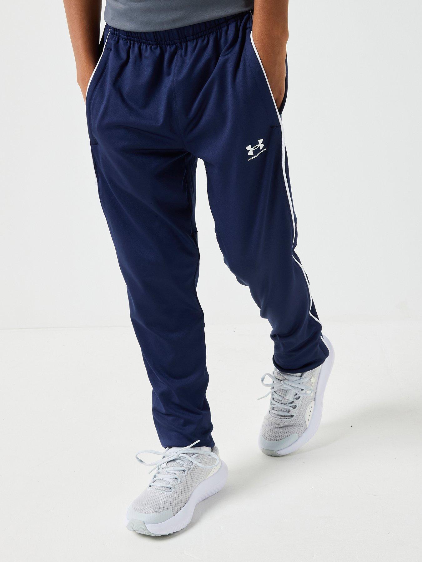 UNDER ARMOUR Junior Boys Challenger Training Pants, Navy, Size Xs