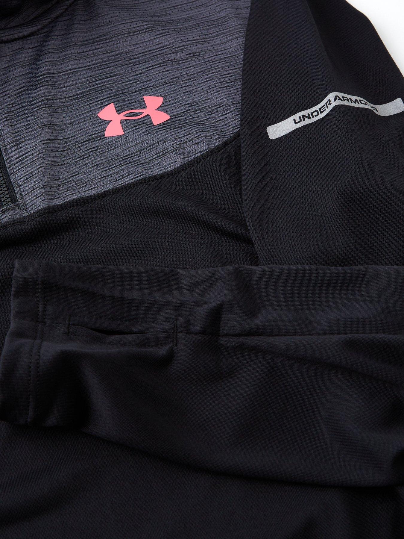 Image 4 of 4 of UNDER ARMOUR Junior Boys Training Tech Utility 1/4 Zip Top - Black