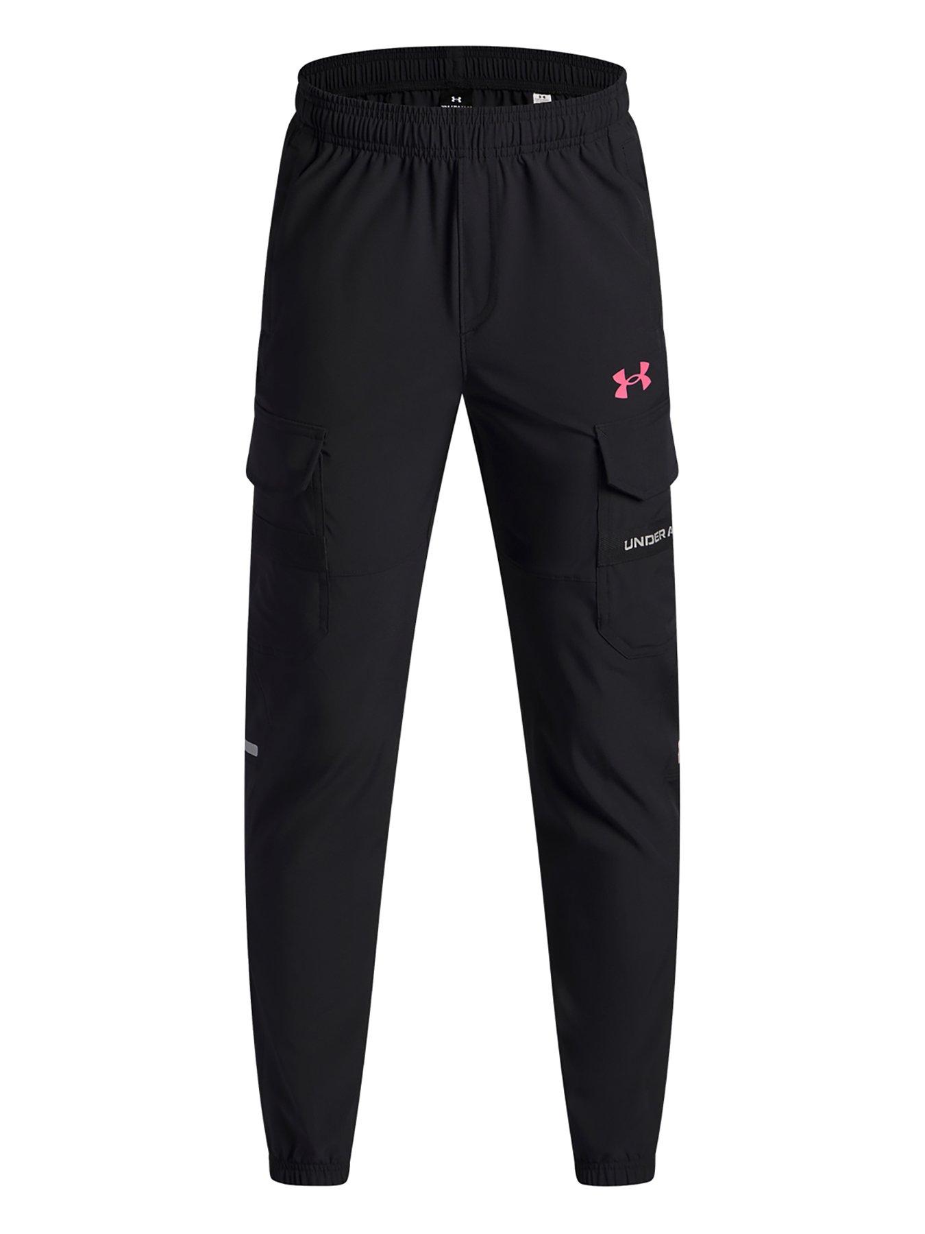UNDER ARMOUR Junior Boys Training Tech Utility Woven Pants - Black