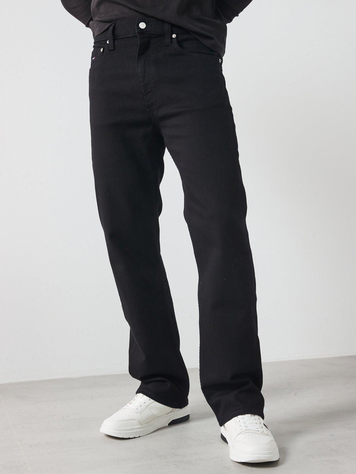 Tommy Jeans Otis Regular Straight Fit, Black, Size 32, Men